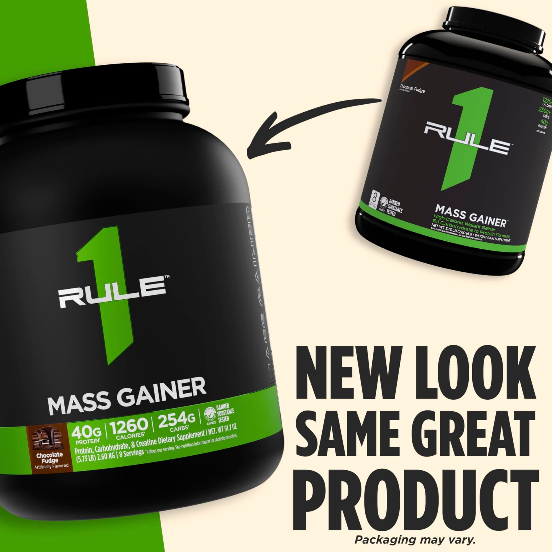 Rule 1 Proteins Mass Gainer - High-Calorie Weight Gain Formula with 1,220+ Calories, 250g – Bild 2