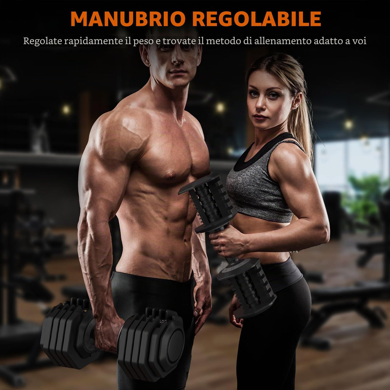 Dripex Set di manubri Dripex, set di manubri regolabili 25kg – Bild 7