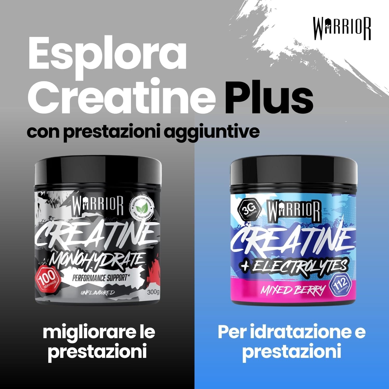 Warrior Creatine Monohydrate + Electrolytes 360g – Bild 8