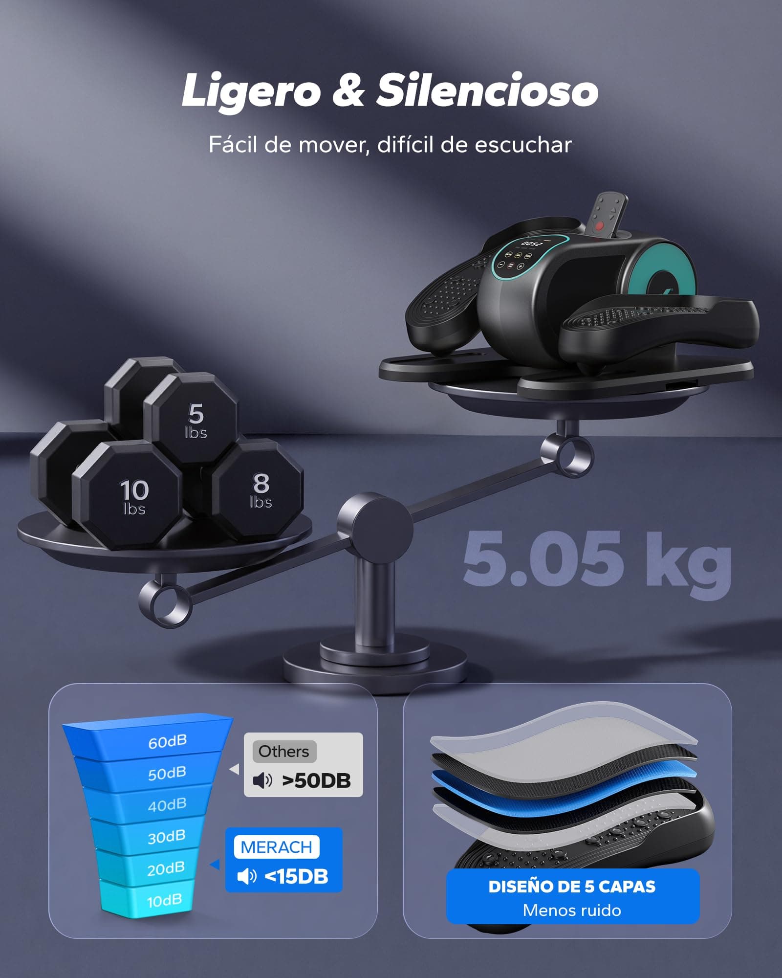 MERACH Máquina Elíptica Eléctrica – Bild 7