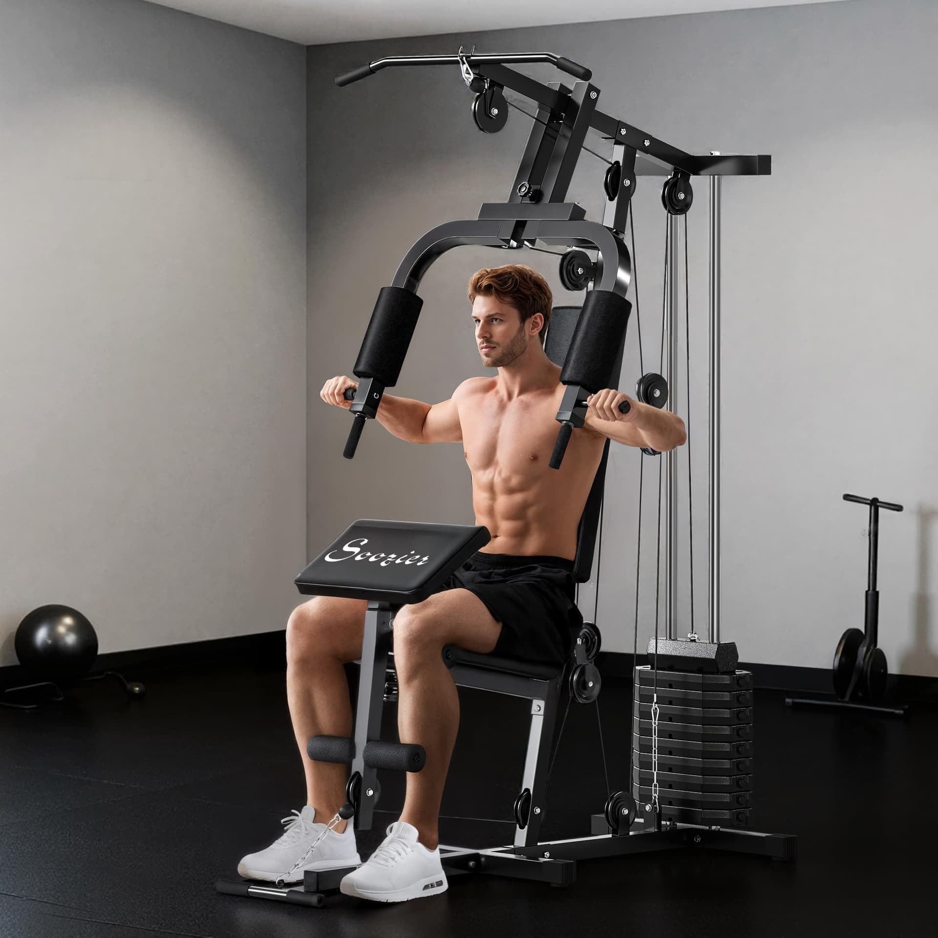 Soozier Home Gym Equipment Weight Training Machine – Bild 2