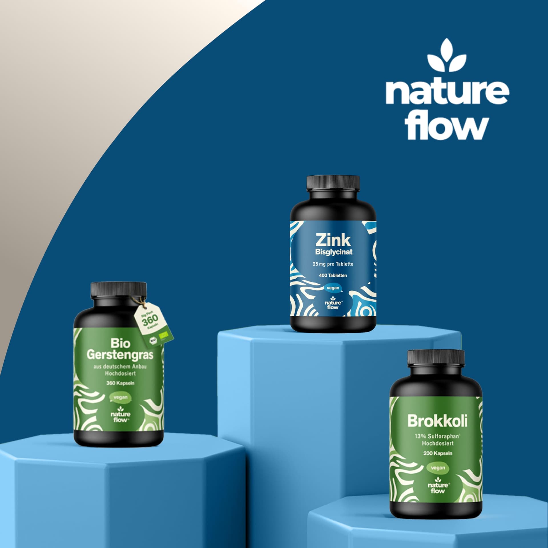 Nature Flow Zink Tabletten hochdosiert 25mg - 400 Tabletten – Bild 6