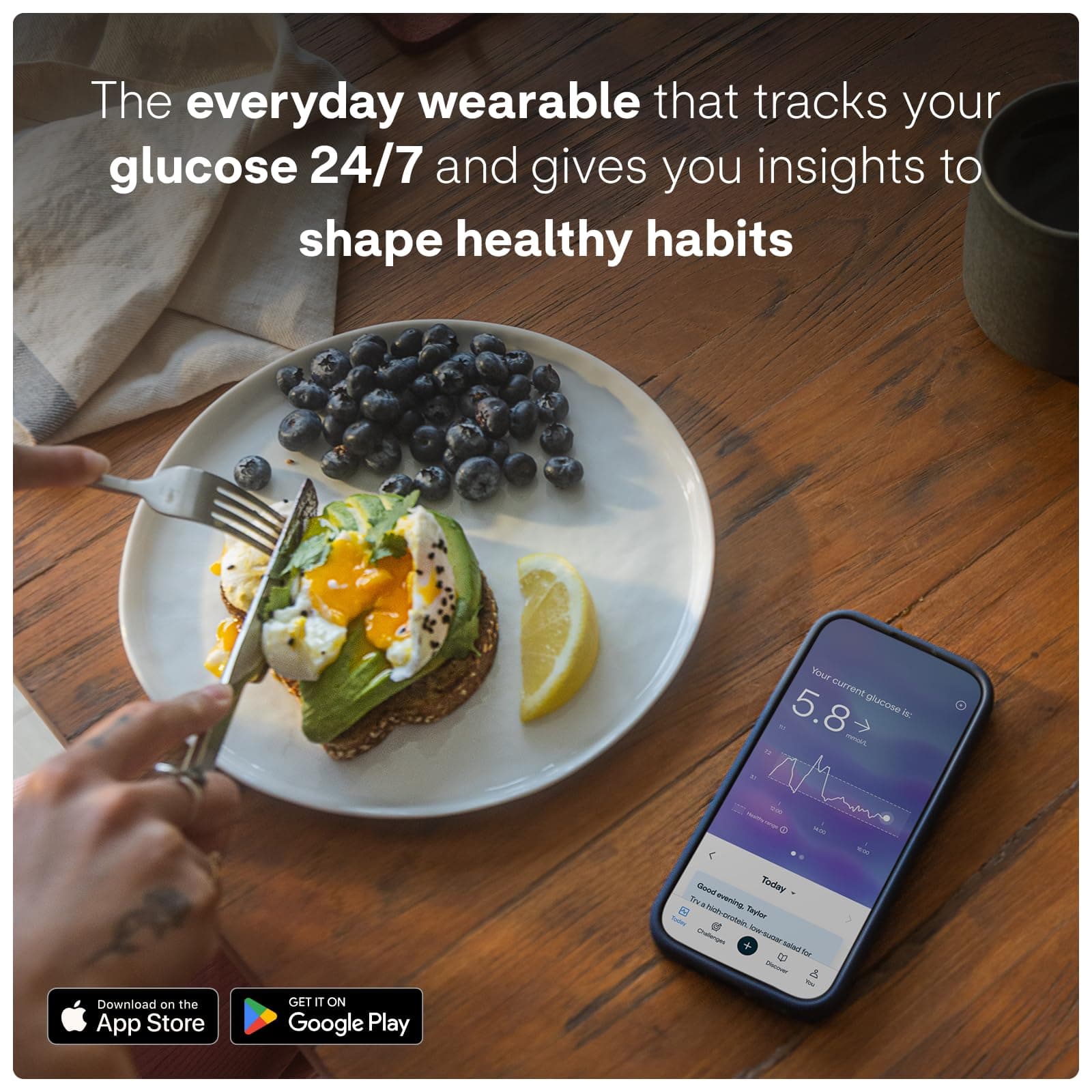 Lingo Continuous Glucose Monitor (CGM) Biosensor & App. – Bild 2