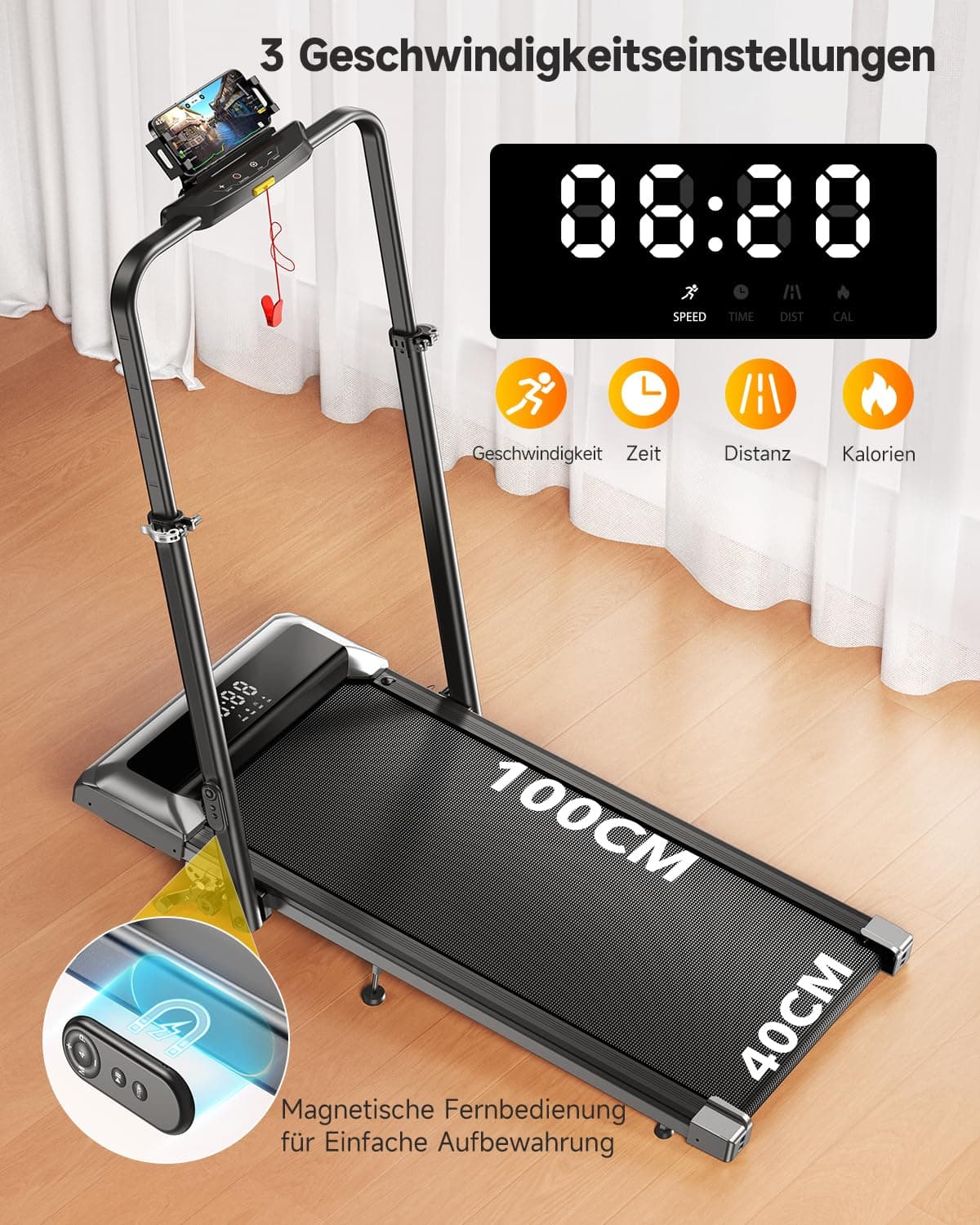 Toputure Laufband für Zuhause mit 12% Steigung – Bild 6