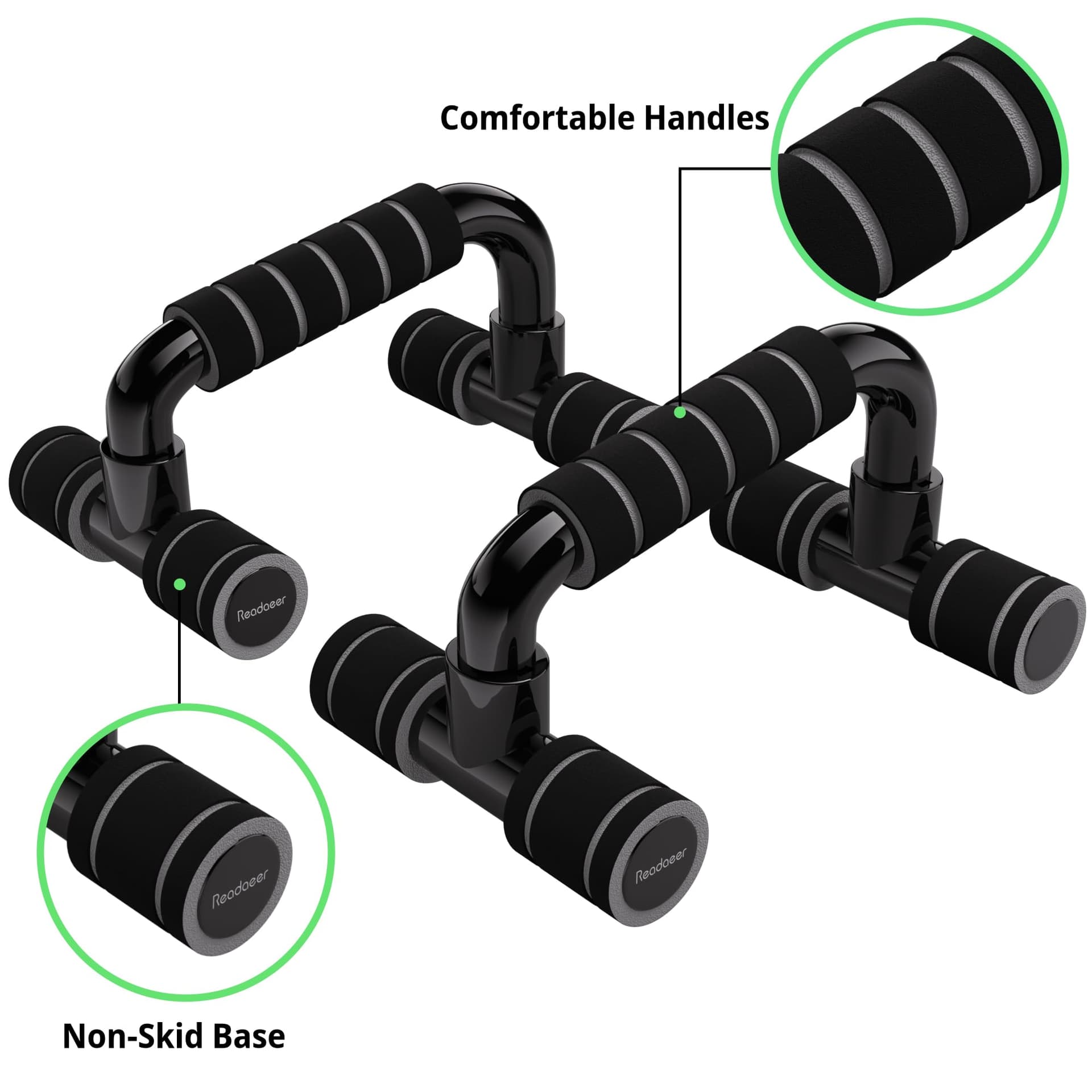 Readaeer Liegestützgriffe Push Up Bars Liegestütze Ständer Pushup – Bild 3