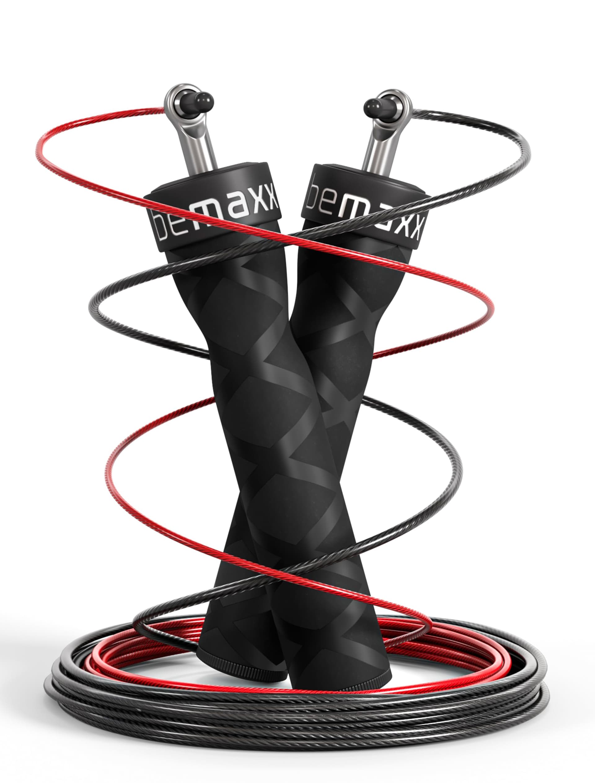 BeMaxx Springseil Speed Rope mit Trainings-eBook + Ersatzkabel: 2