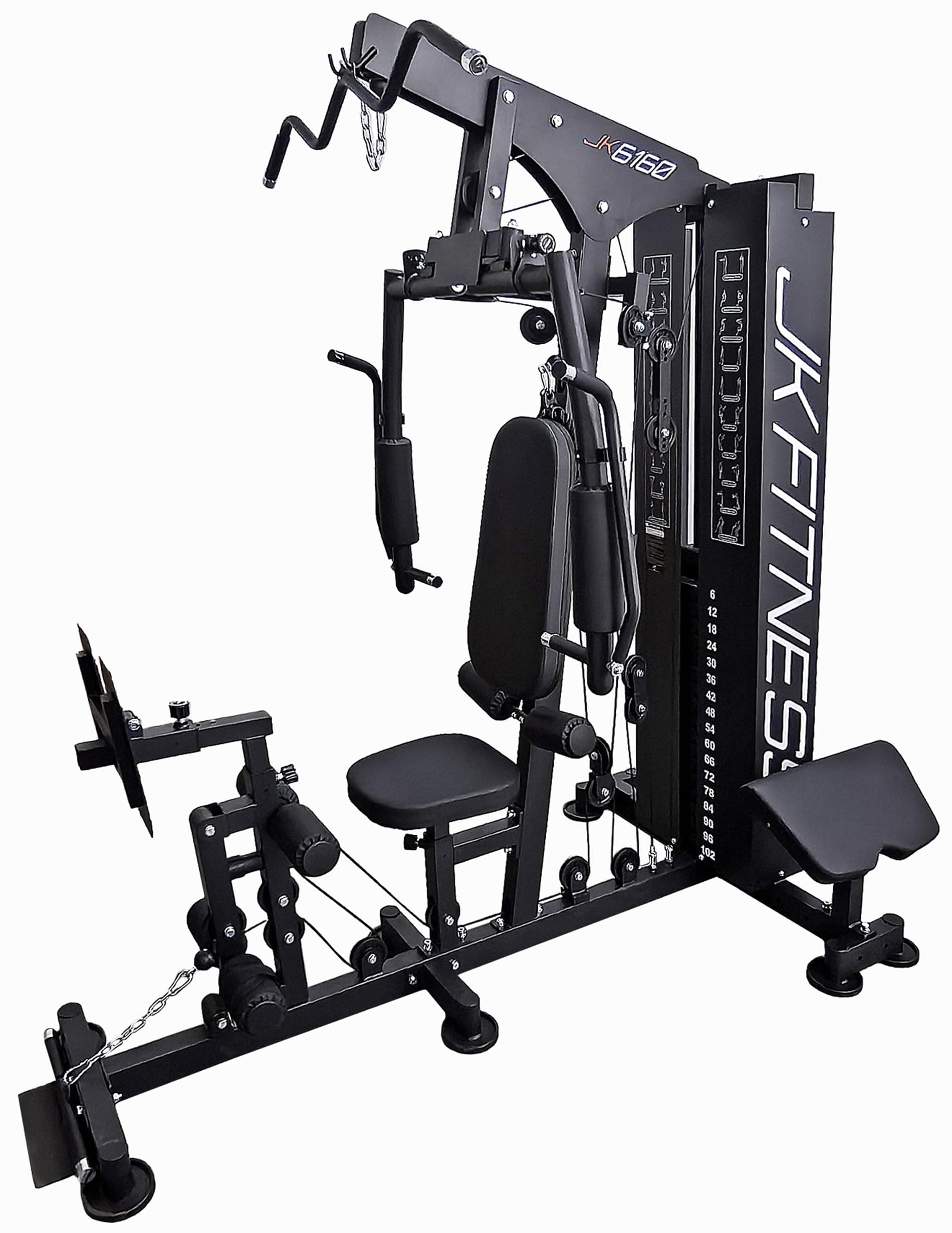 JK FITNESS 【Stazione Multifunzione JK 6160 Pacco Pesi 102 kg