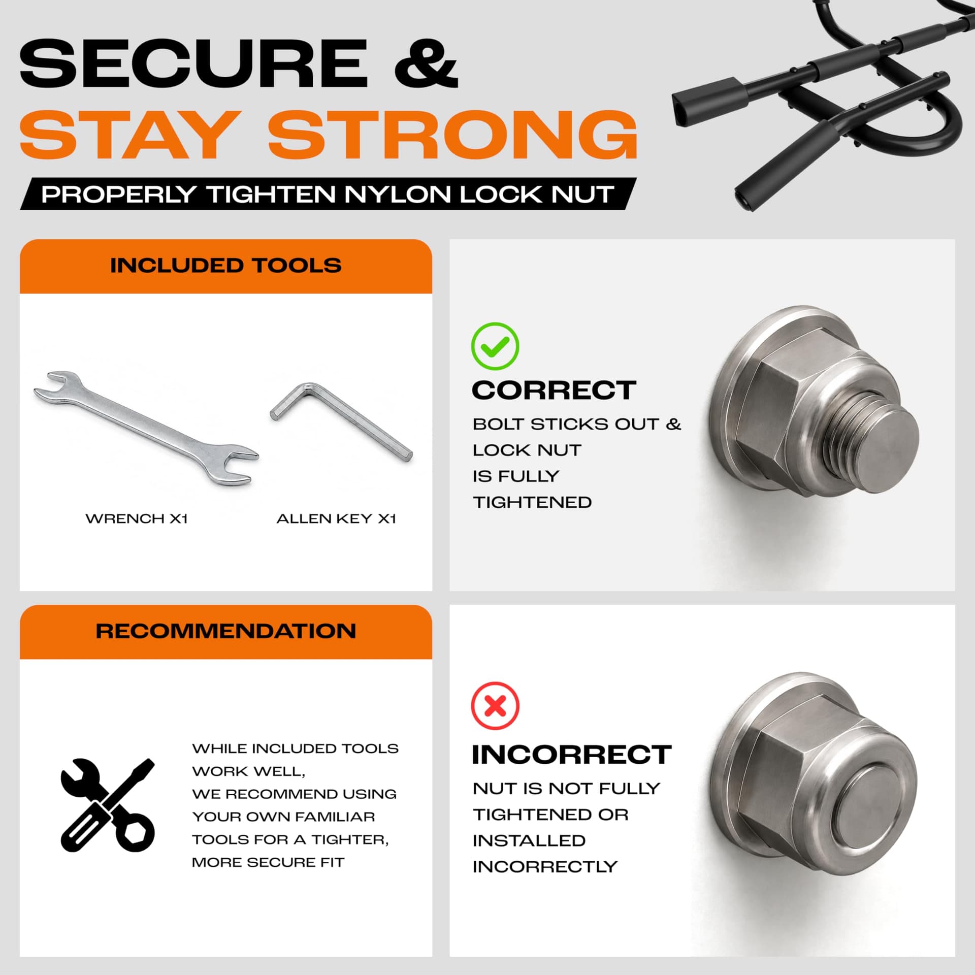 Yes4All Door Pull Up Bar – Bild 7