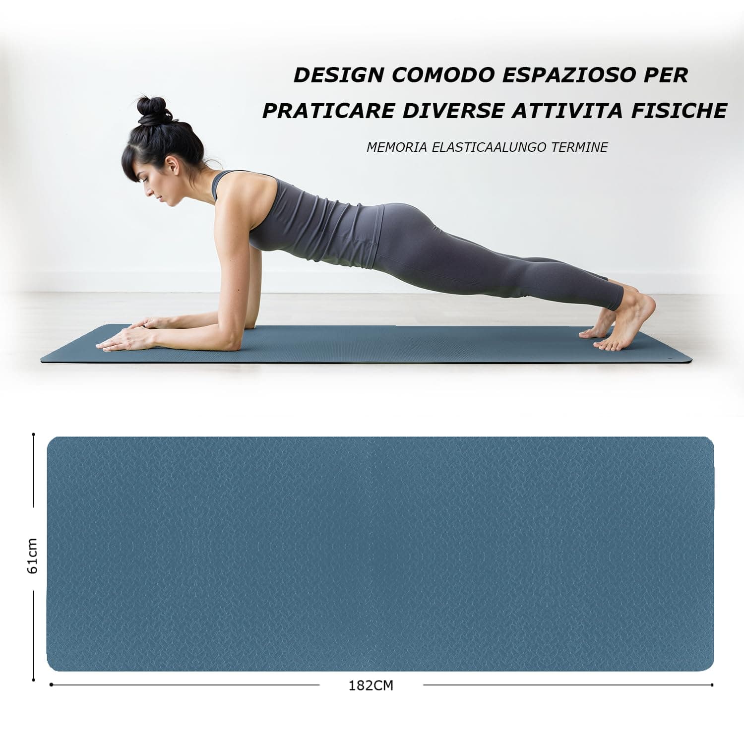 m MU Tappetino Yoga in TPE Ecologico – Bild 3