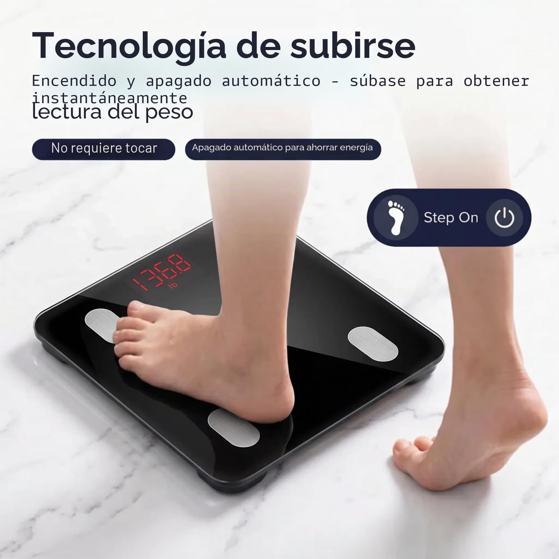 HomeFashion HFitness 19 Metrics Body Composition Smart Scale Bathroom – Bild 7