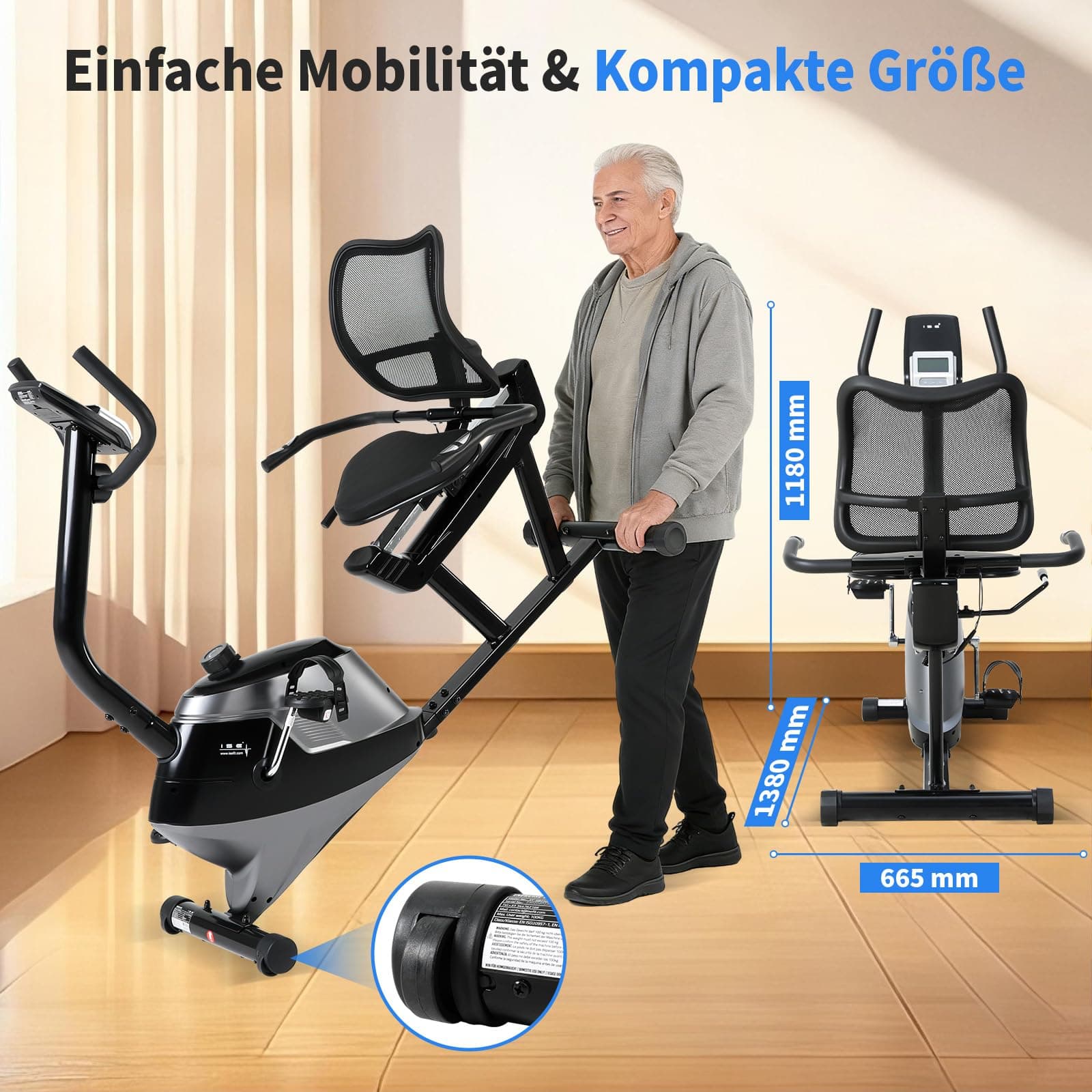 ISE Liegeergometer mit Magnetbremse – Bild 7