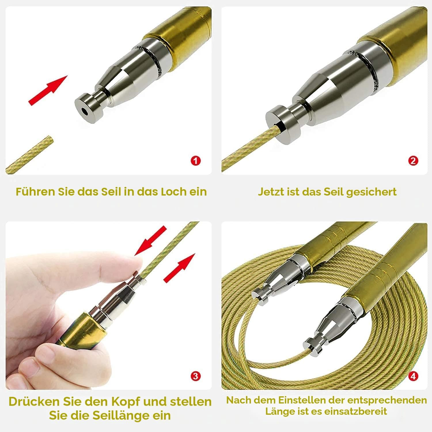 PrimaFIT Springseil Erwachsene Fitness Pro Speed Jump Rope – Bild 7