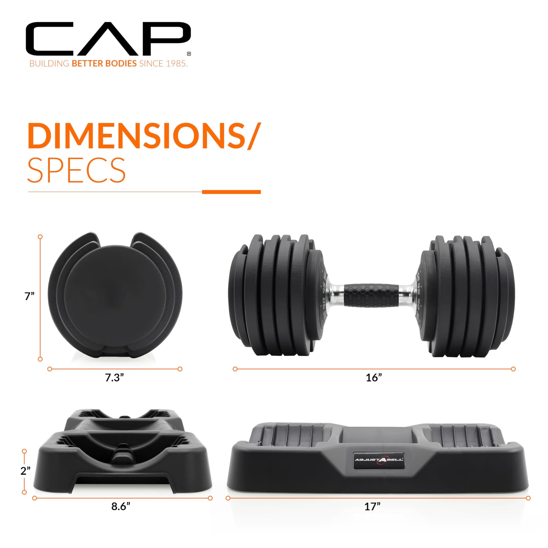 CAP Barbell ADJUSTABELL® 25 lb – Bild 4
