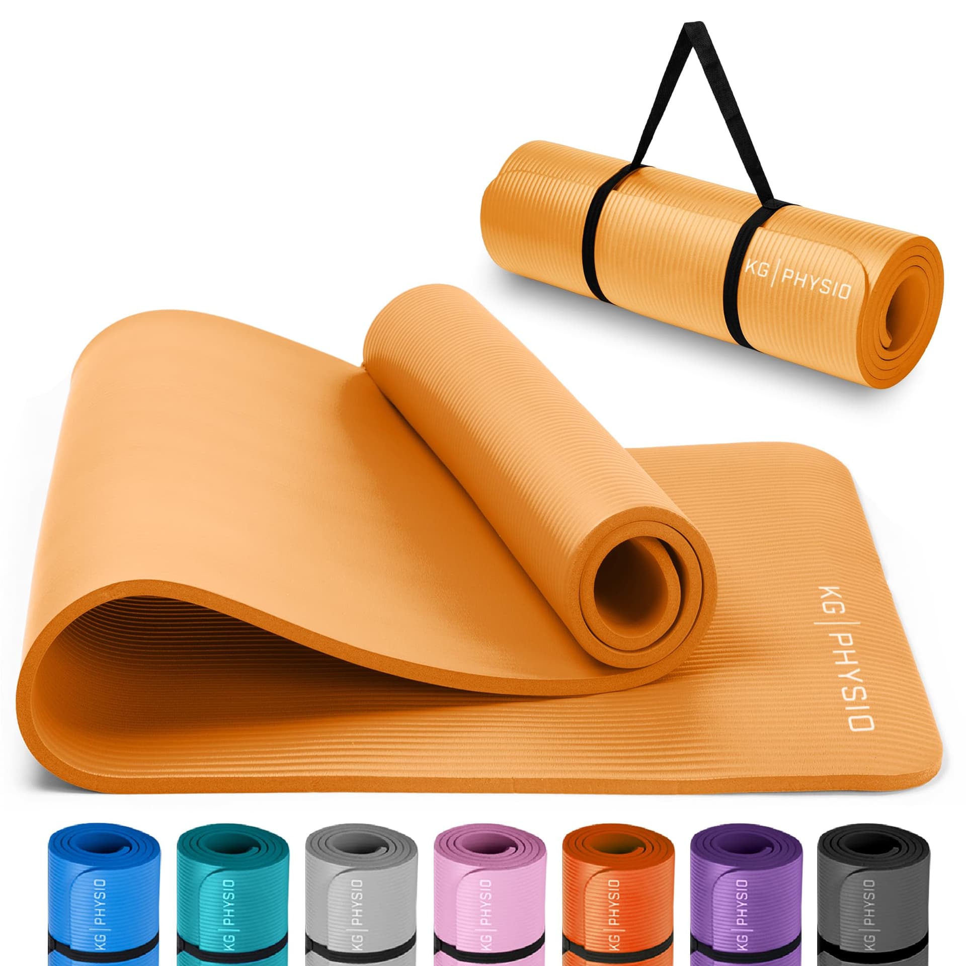 KG PHYSIO Tapis de Yoga Antidérapant 8mm