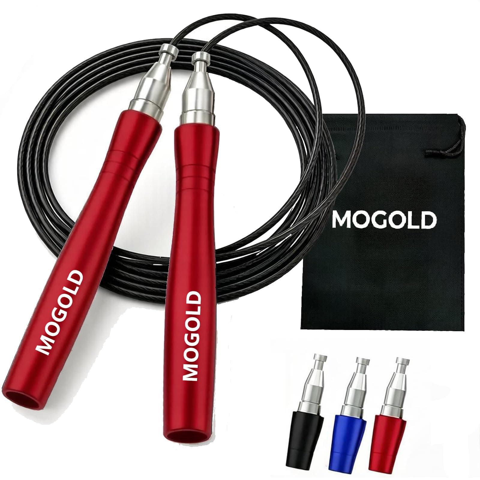 MOGOLD Profi Springseil für Boxen,Crossfit,300cm – Bild 6