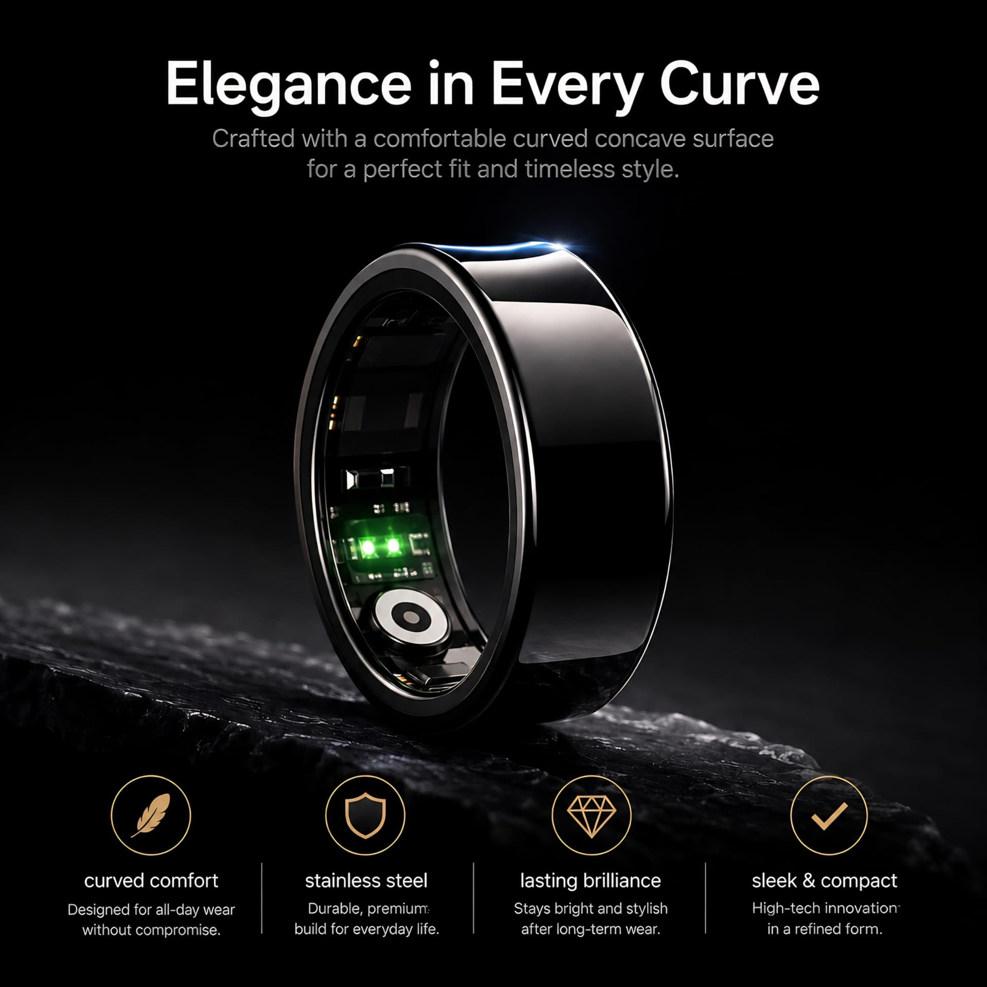 Generic Smart Ring for Women and Men – Bild 8
