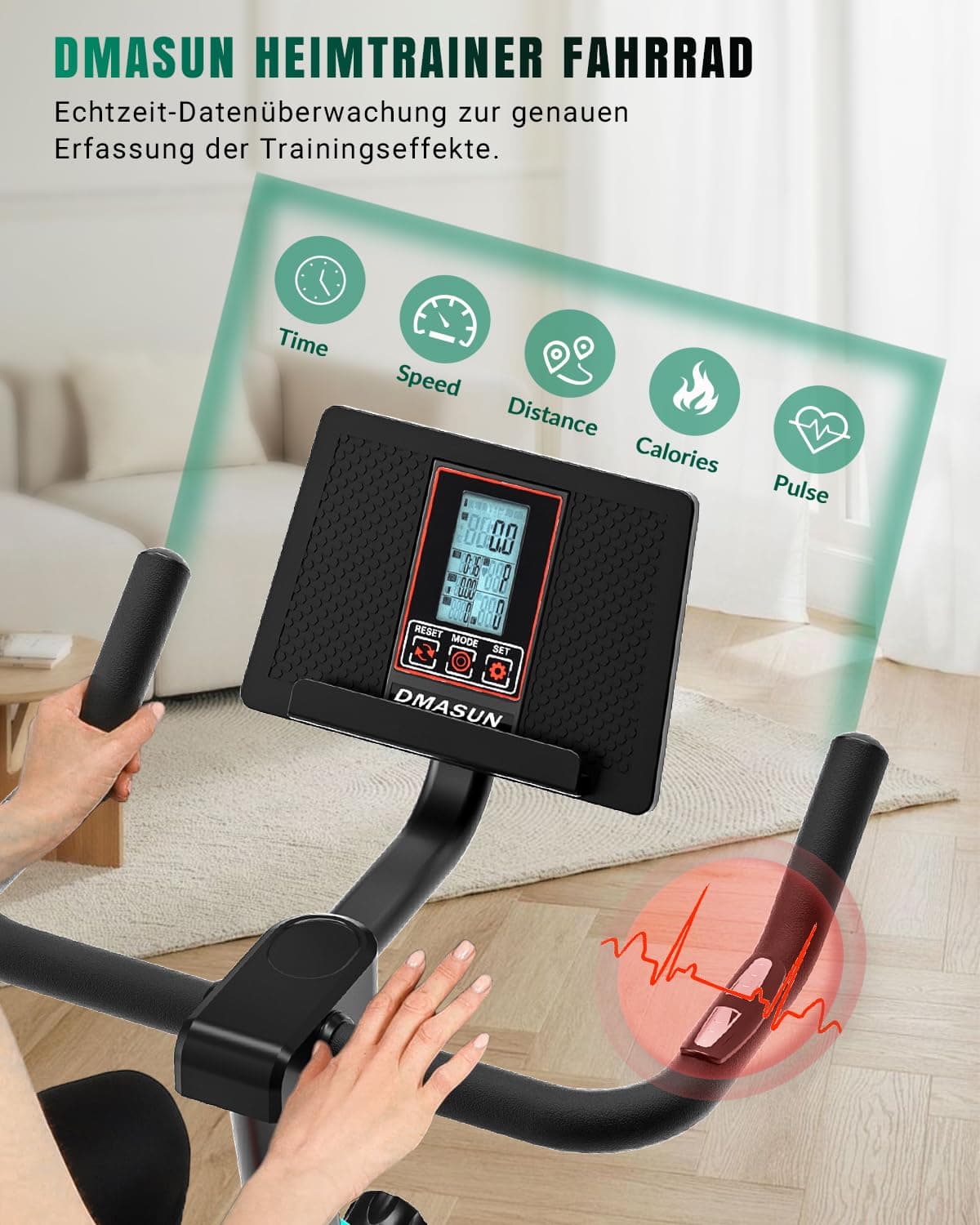 DMASUN Neu Heimtrainer Fahrrad – Bild 6
