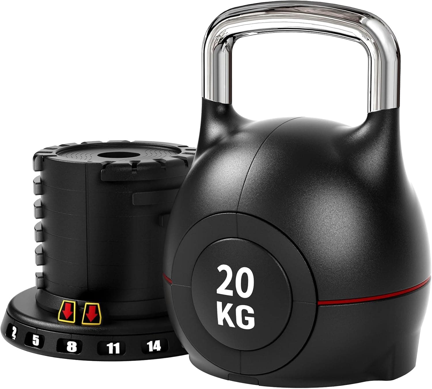 LIFERUN LIFERUN Kettlebell Verstellbare Hanteln Set 7 in 1