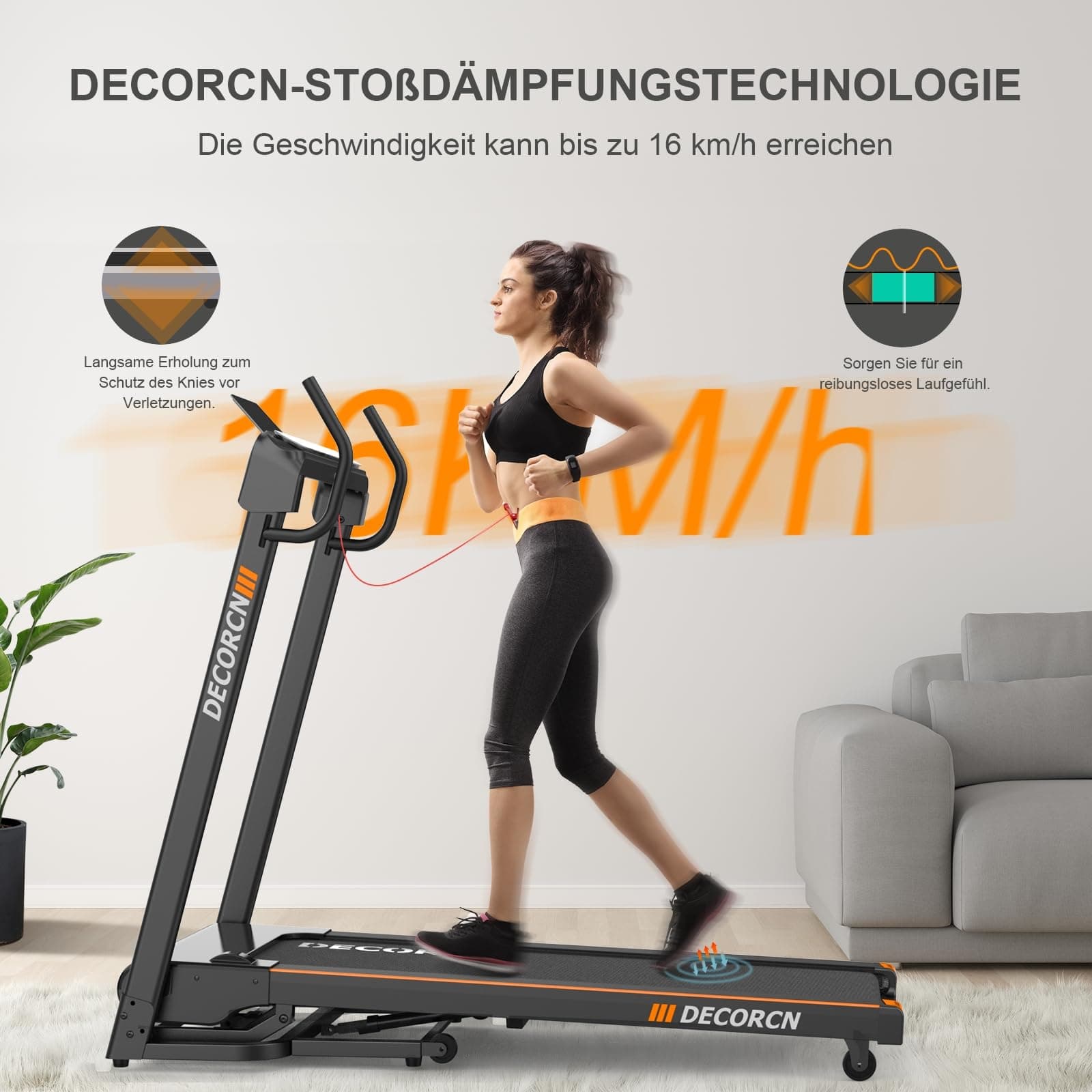Decorcn Laufband für Zuhause – Bild 5