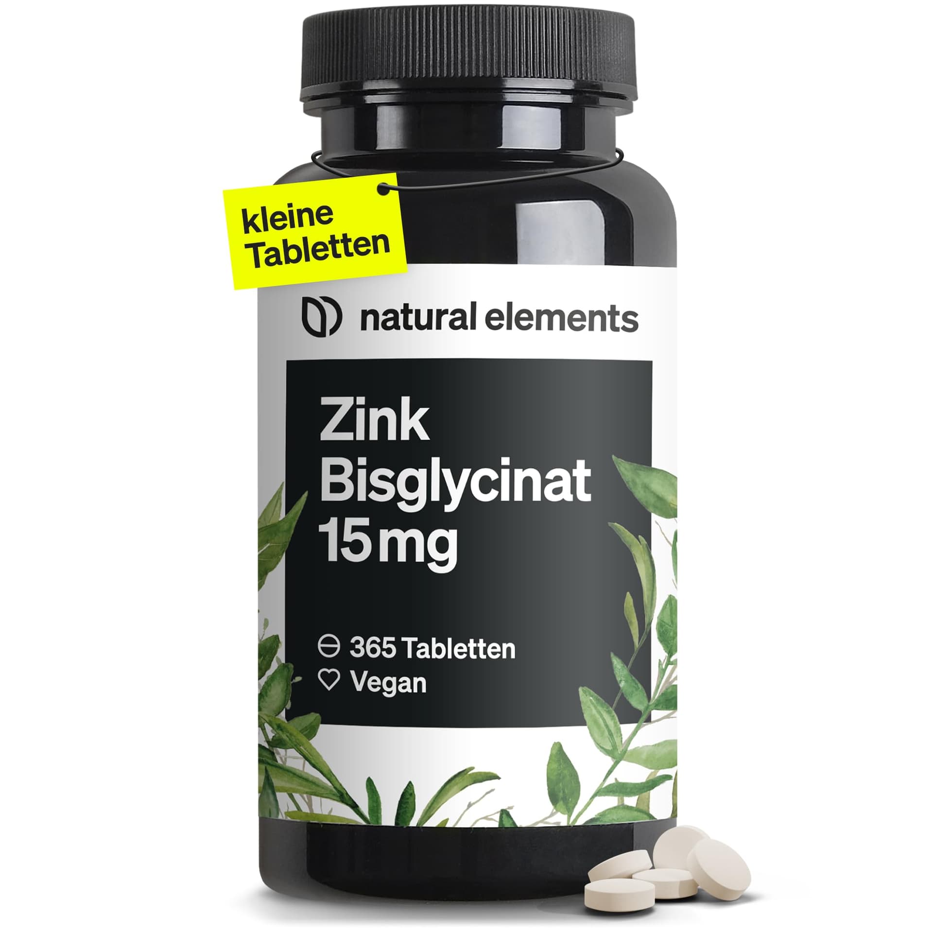 Natural Elements Zink 15mg – 365 Tabletten
