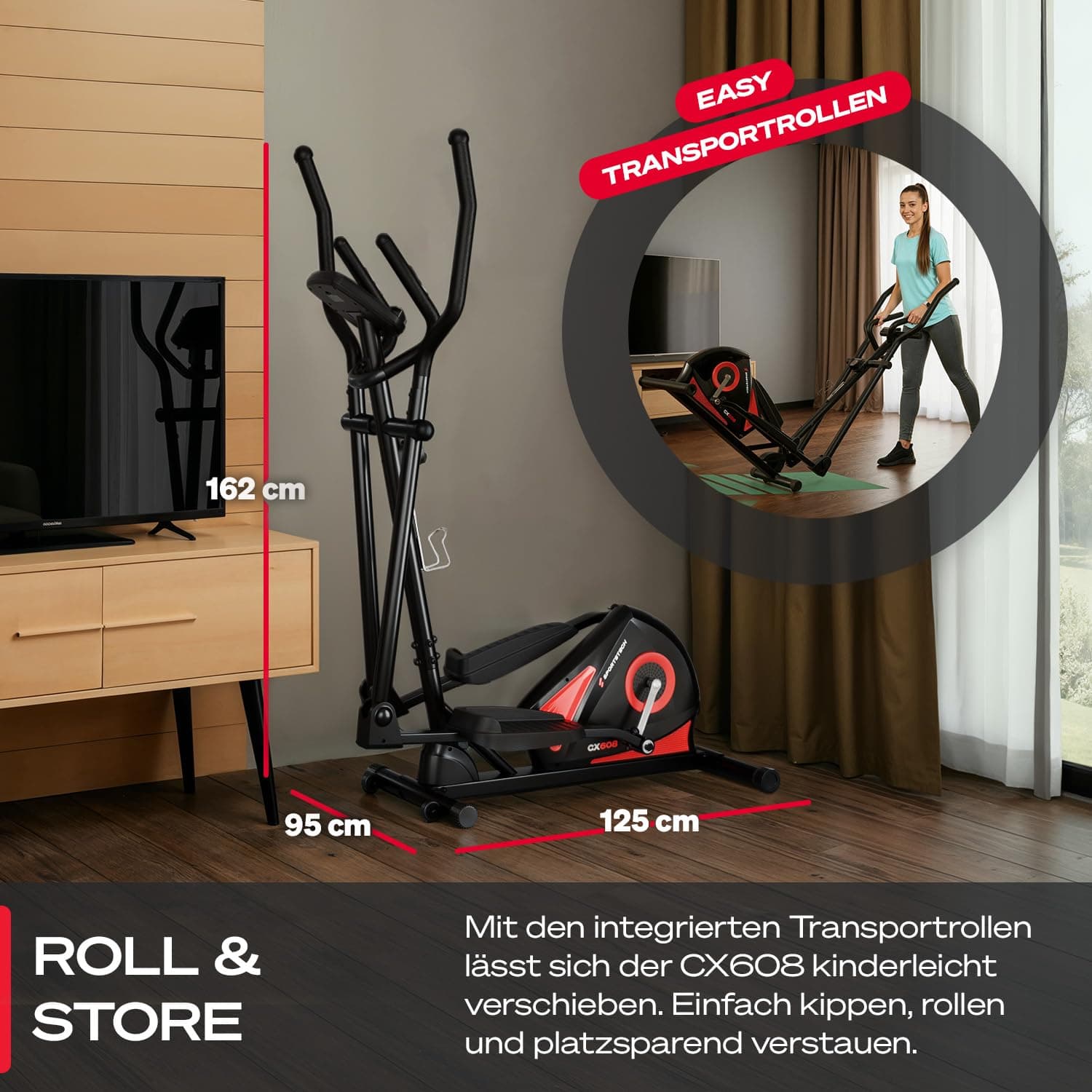 Sportstech CX608 Crosstrainer für Zuhause – Bild 8