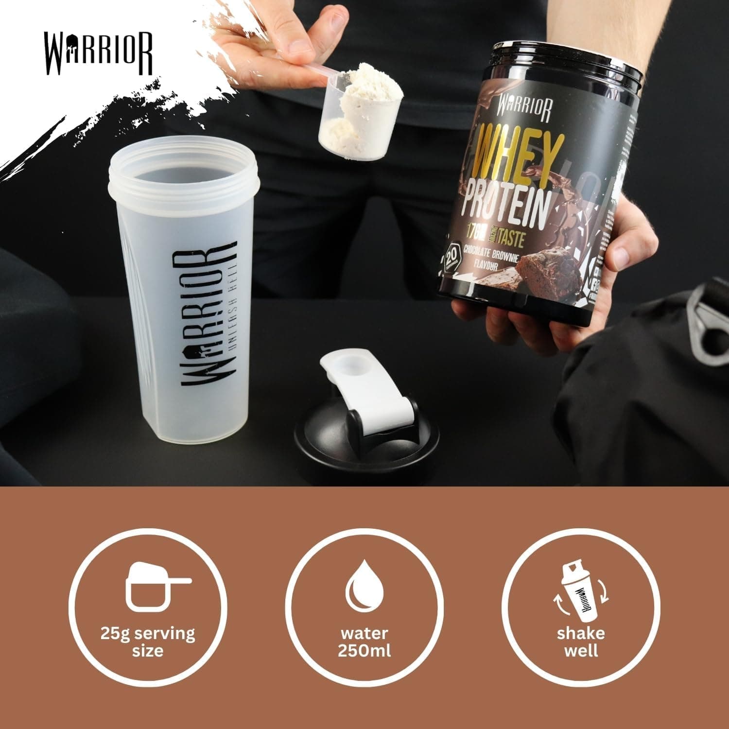 Warrior Whey Protein Powder 500g – Bild 4