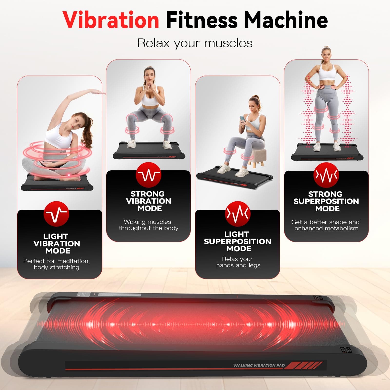 Sperax 3 in 1 Walking Vibration Pad für Laufband für – Bild 4