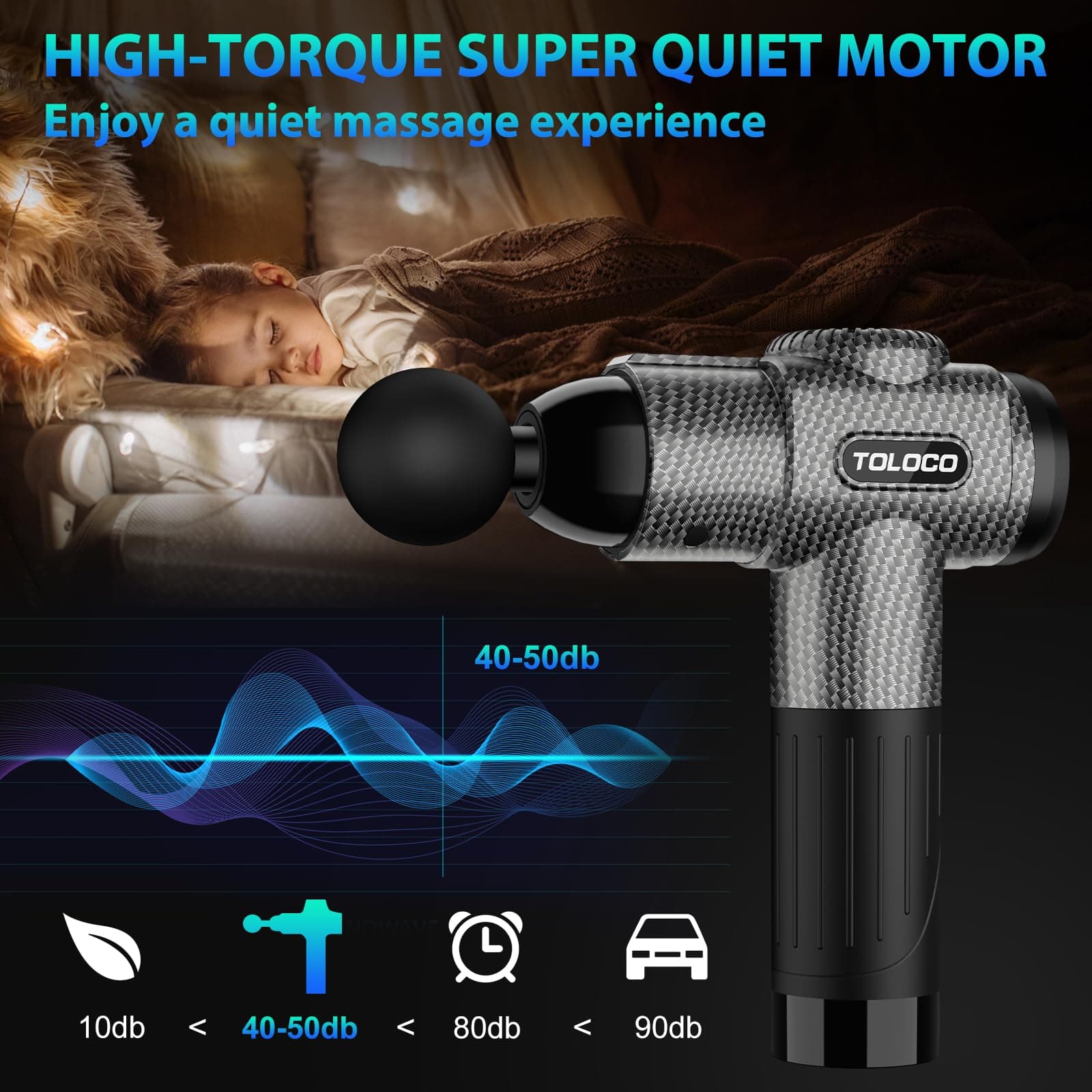 TOLOCO Massage Gun – Bild 3