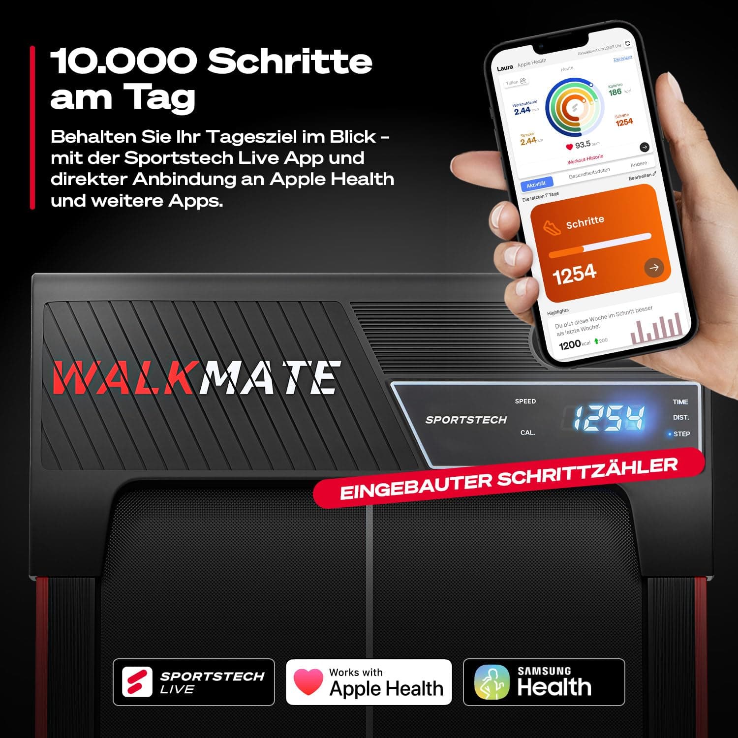 Sportstech Walking Pad – Bild 5