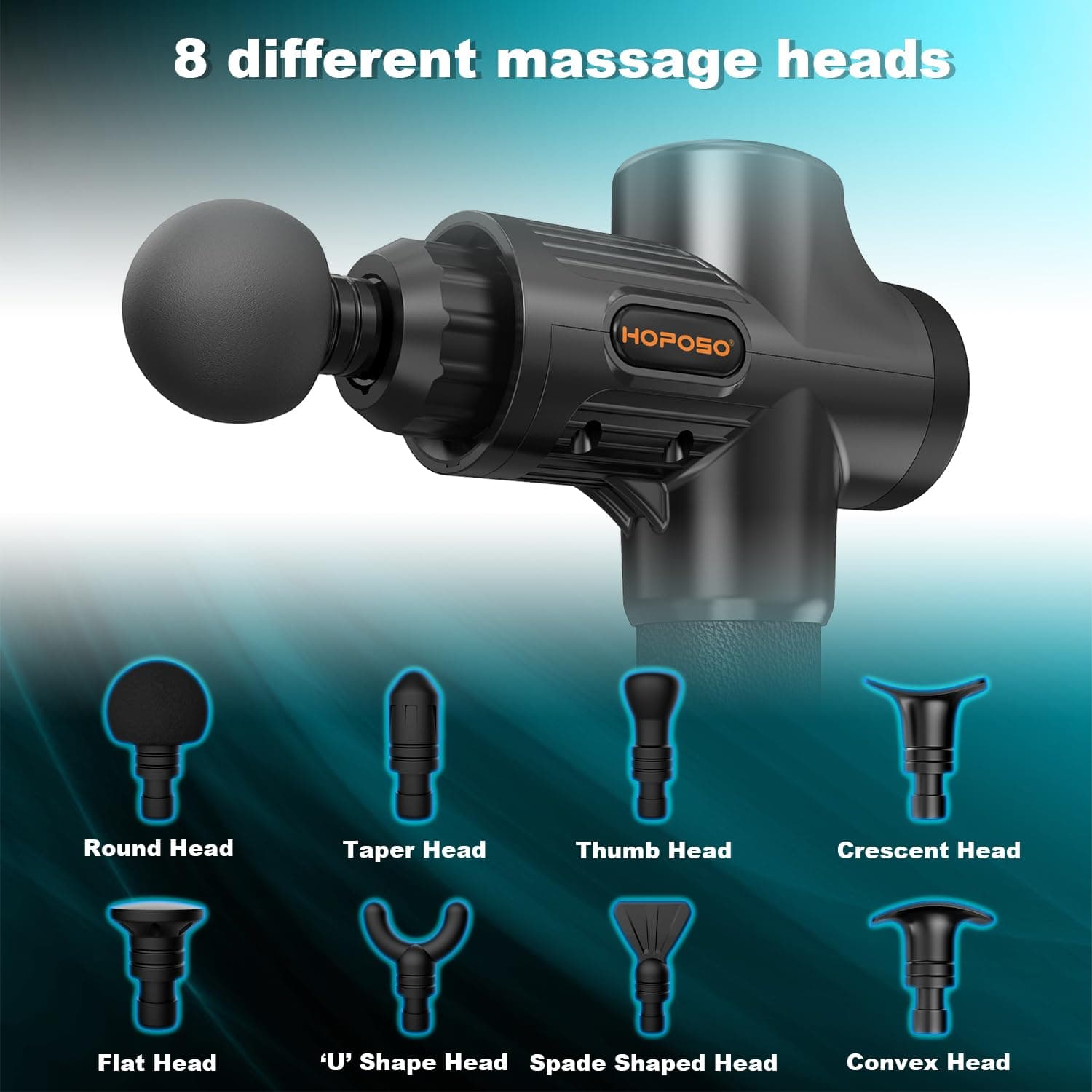 HOPOSO Massage Gun Powerful Portable Sports Massage Gun with 30 – Bild 2
