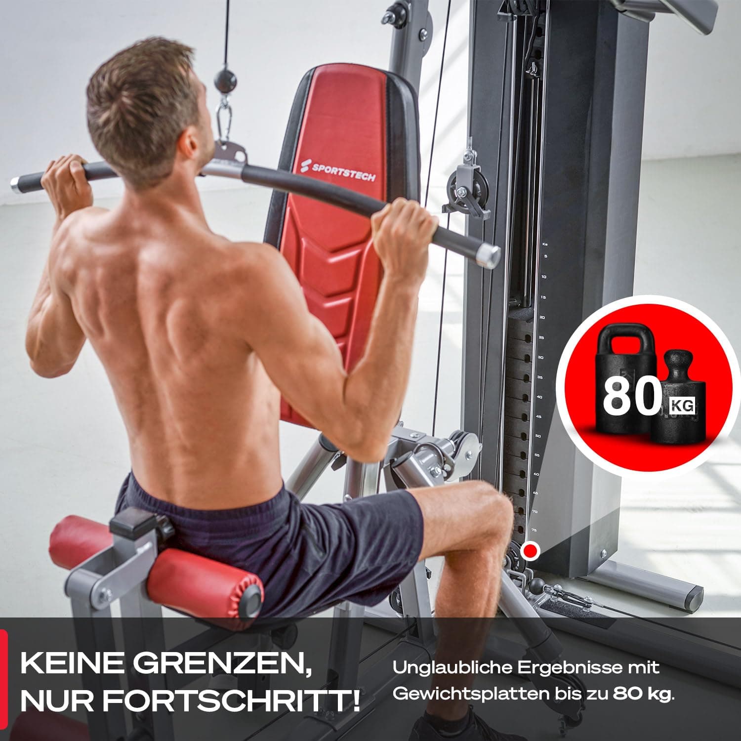 Sportstech Einzigartige Premium Kraftstation – Bild 2