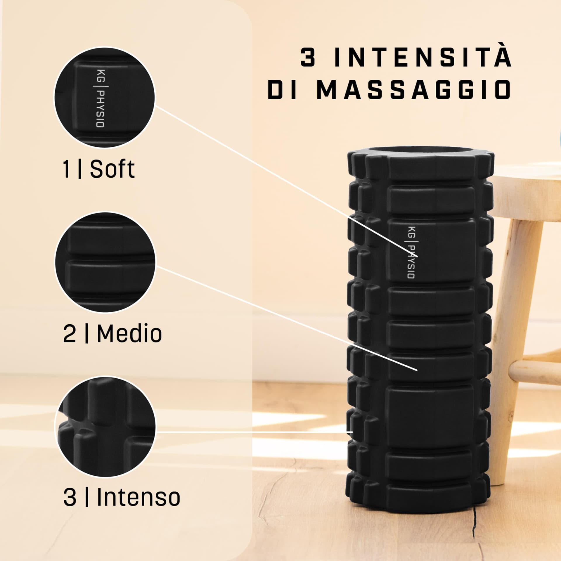 KG Physio Foam Roller for Back – Bild 4
