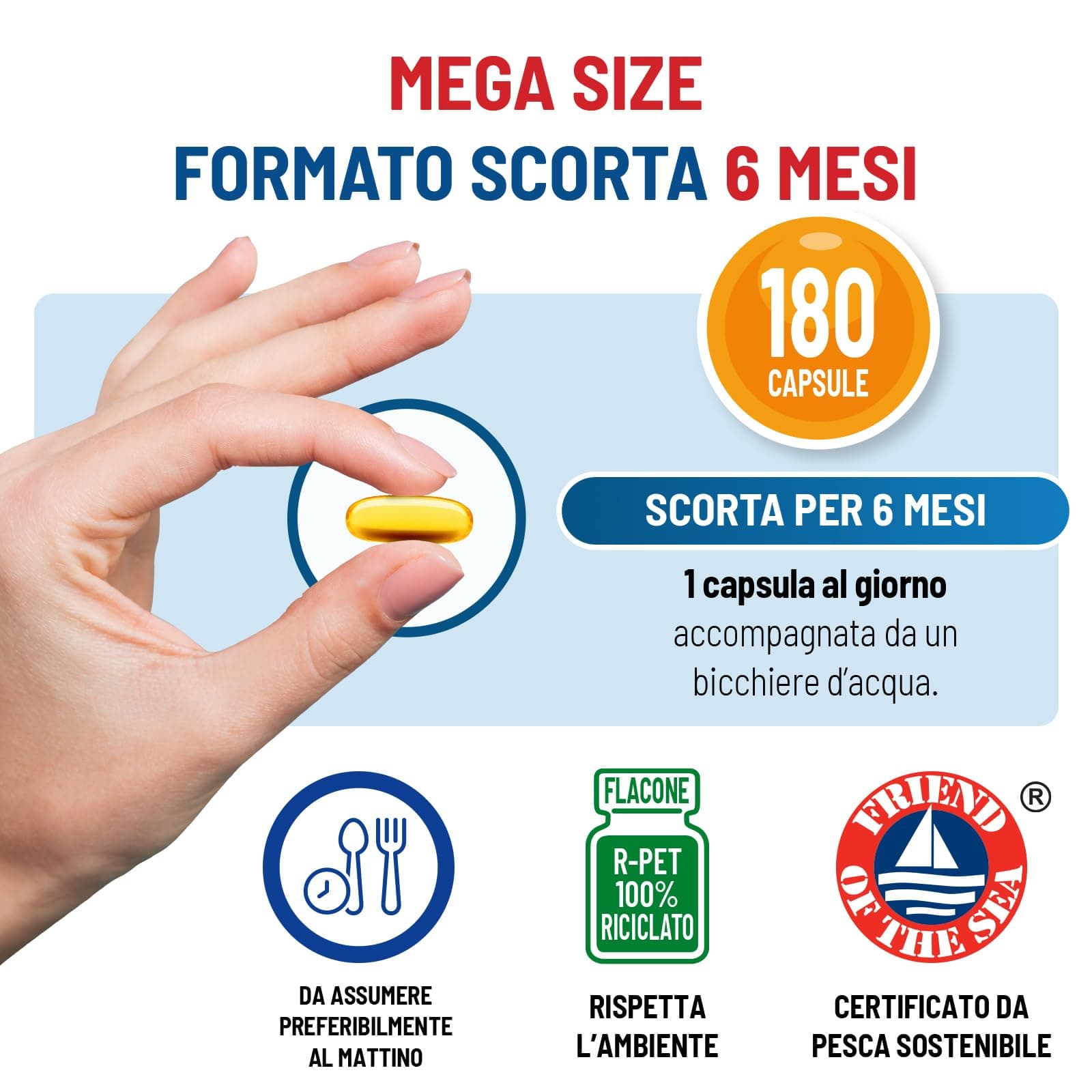 Equilibra Omega 3, Olio di Pesce 2000mg – Bild 4