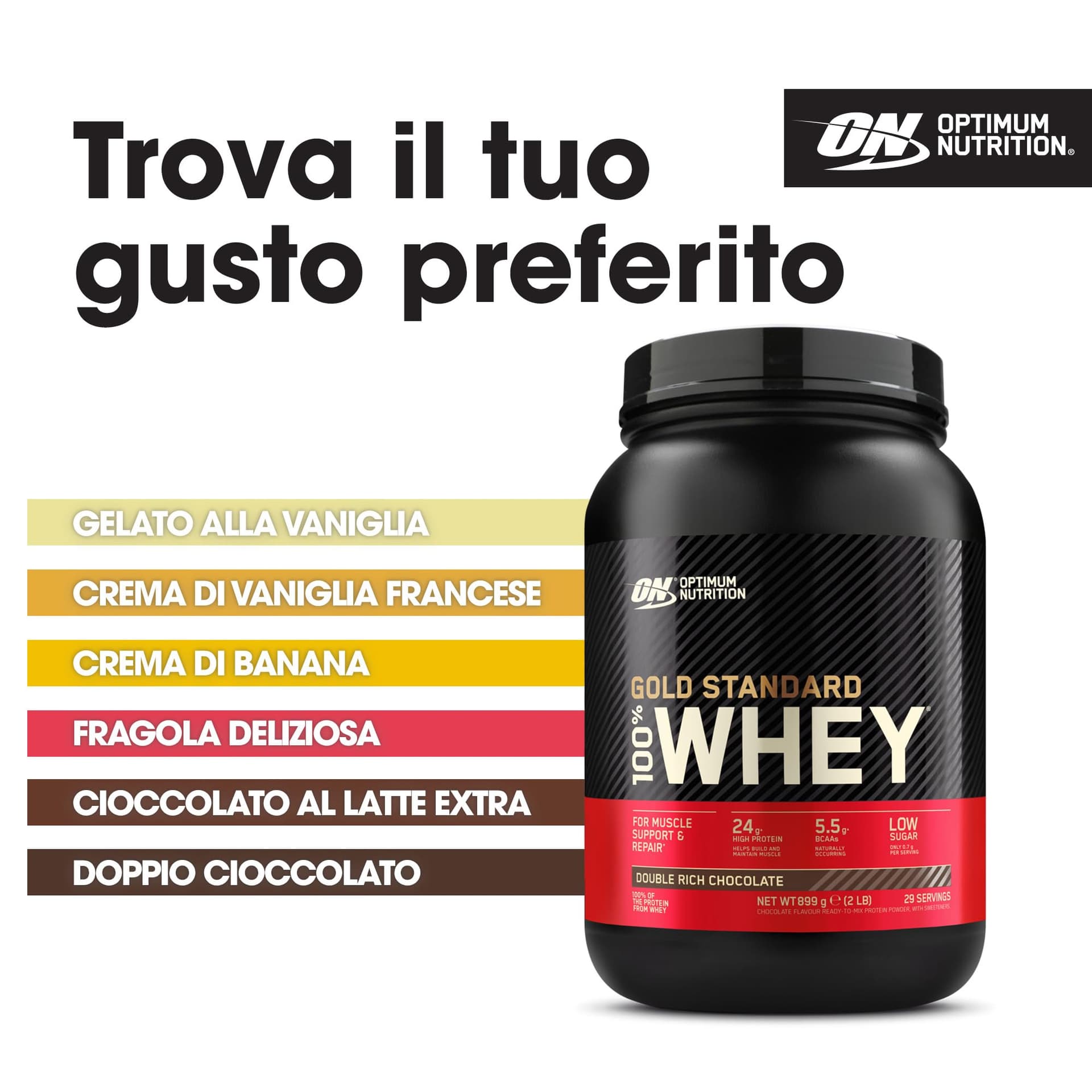 Optimum Nutrition Gold Standard 100% Whey – Bild 5