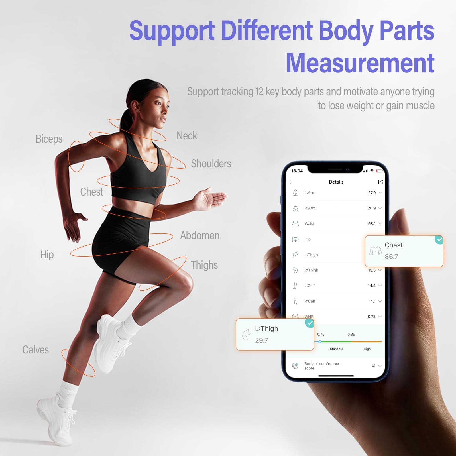 HAIZHIHUI Fitdays Smartes Körpermaß – Bild 5