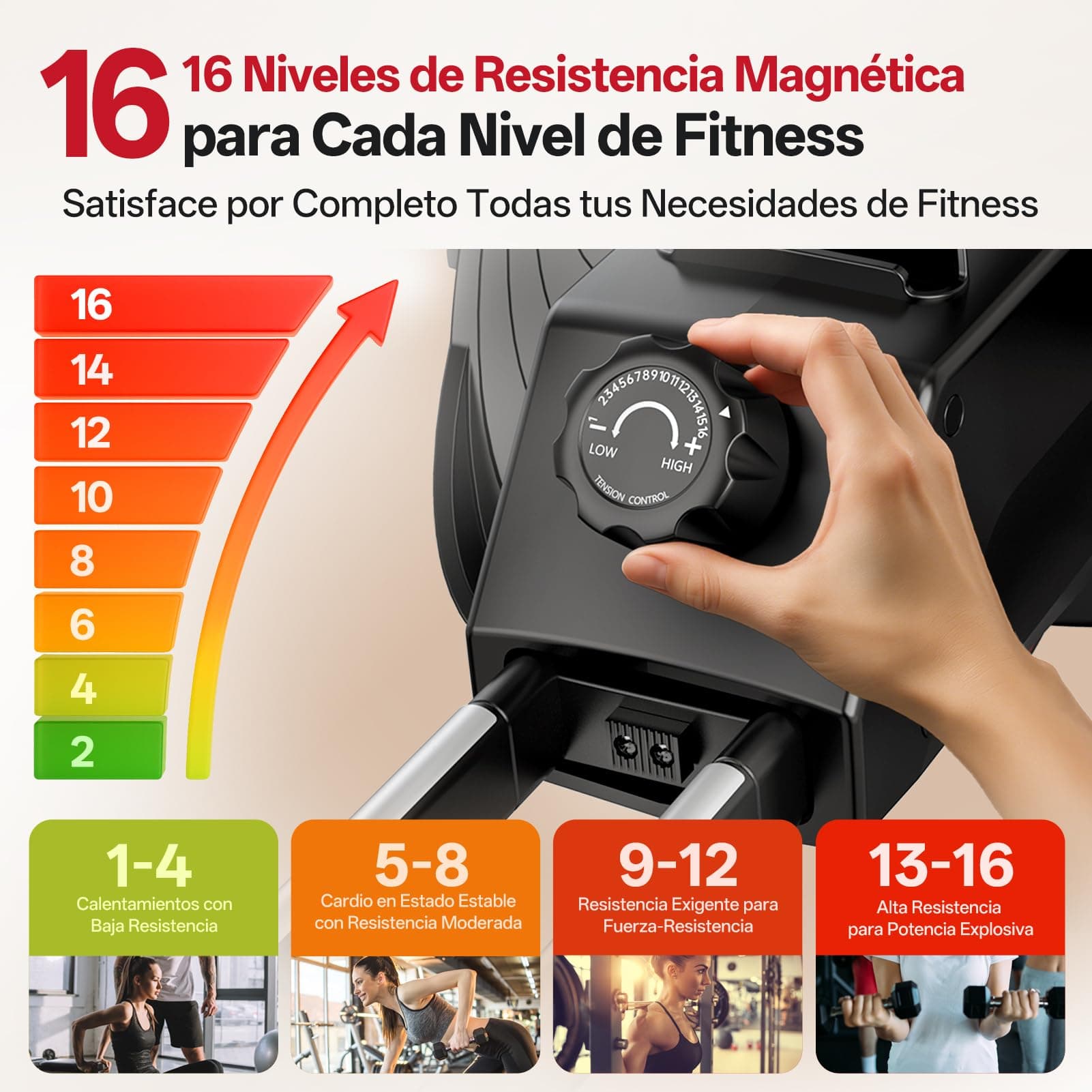JOROTO Máquina de Remo para Casa – Bild 4