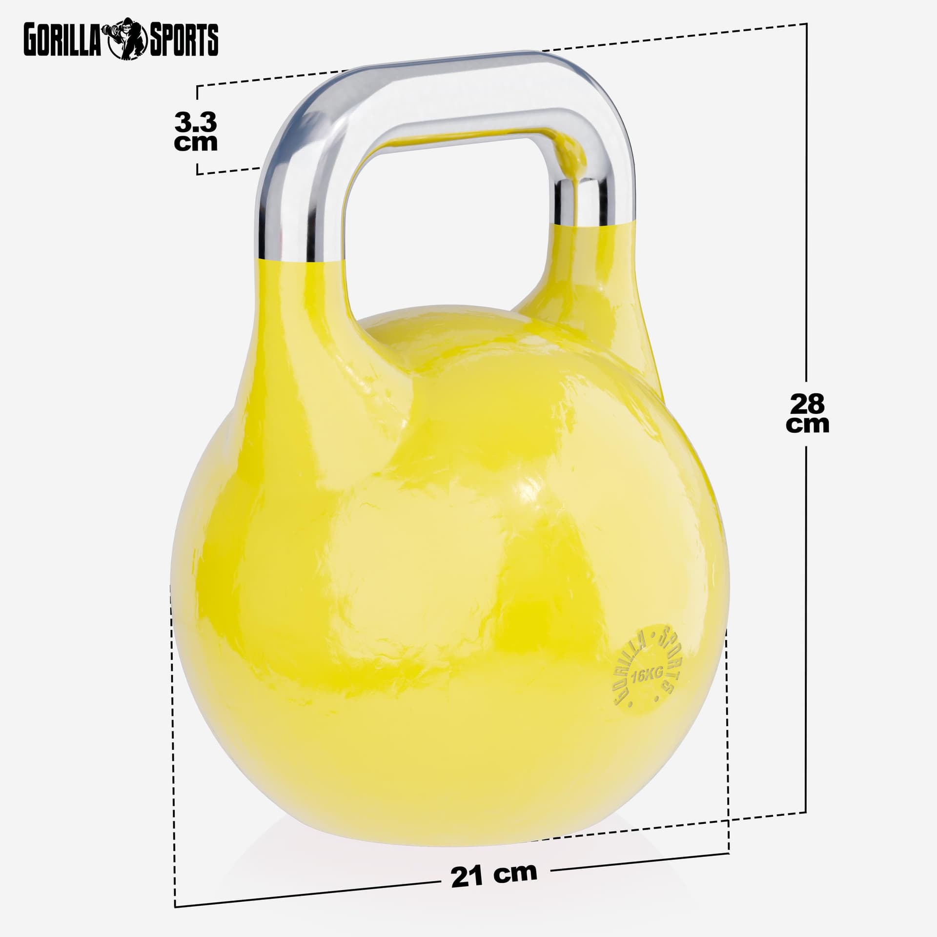 GORILLA SPORTS® Kettlebell Competition - Gewicht 8 kg – Bild 4