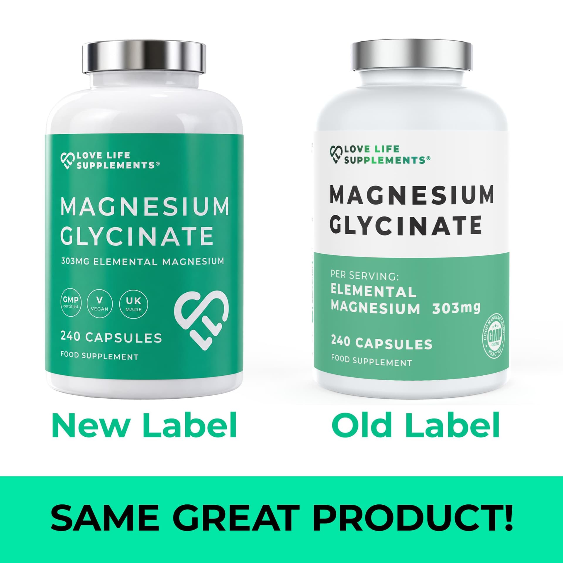 LOVE LIFE SUPPLEMENTS Pure Magnesium Glycinate (Bisglycinate) – Bild 4