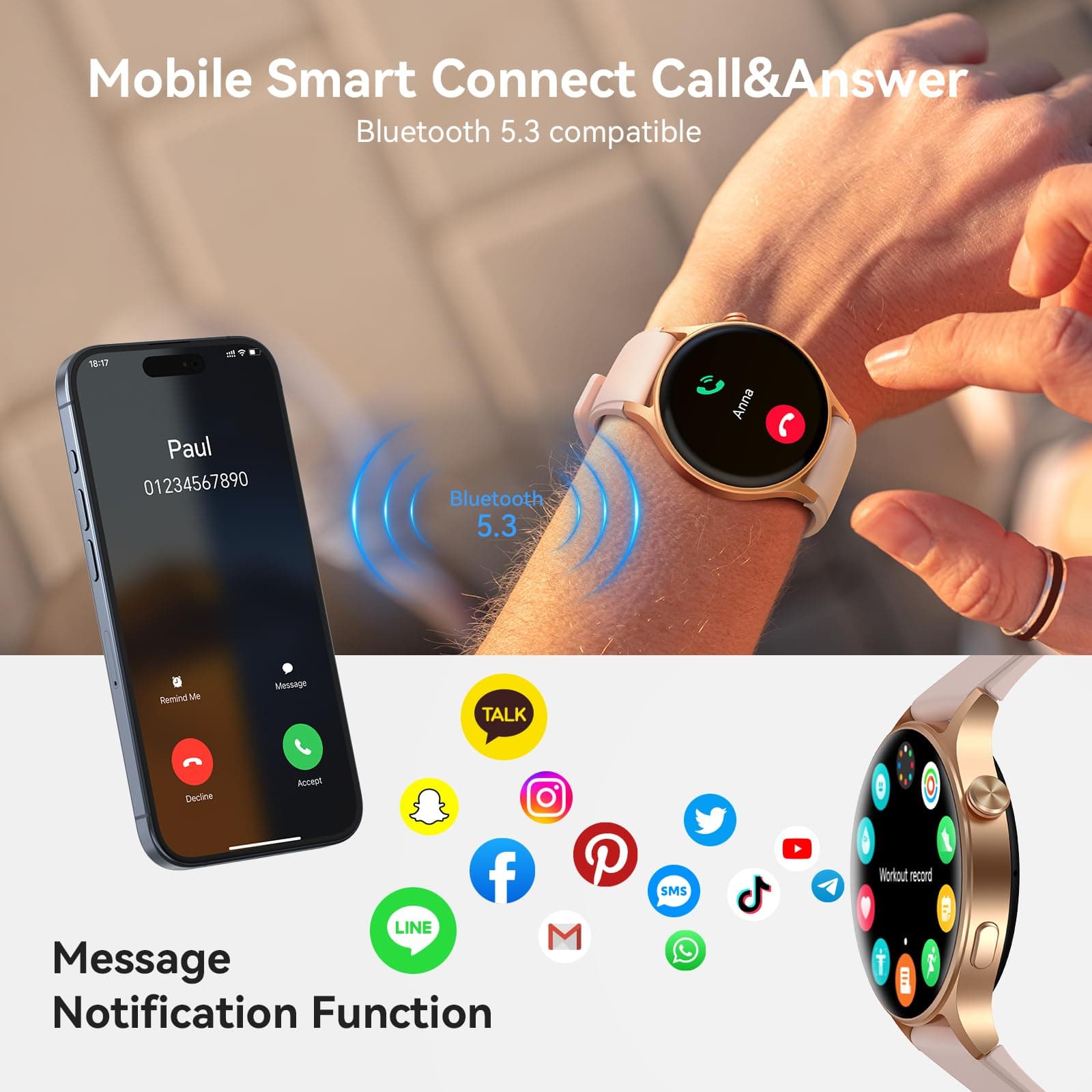 aeac Smart Watch for Women – Bild 2
