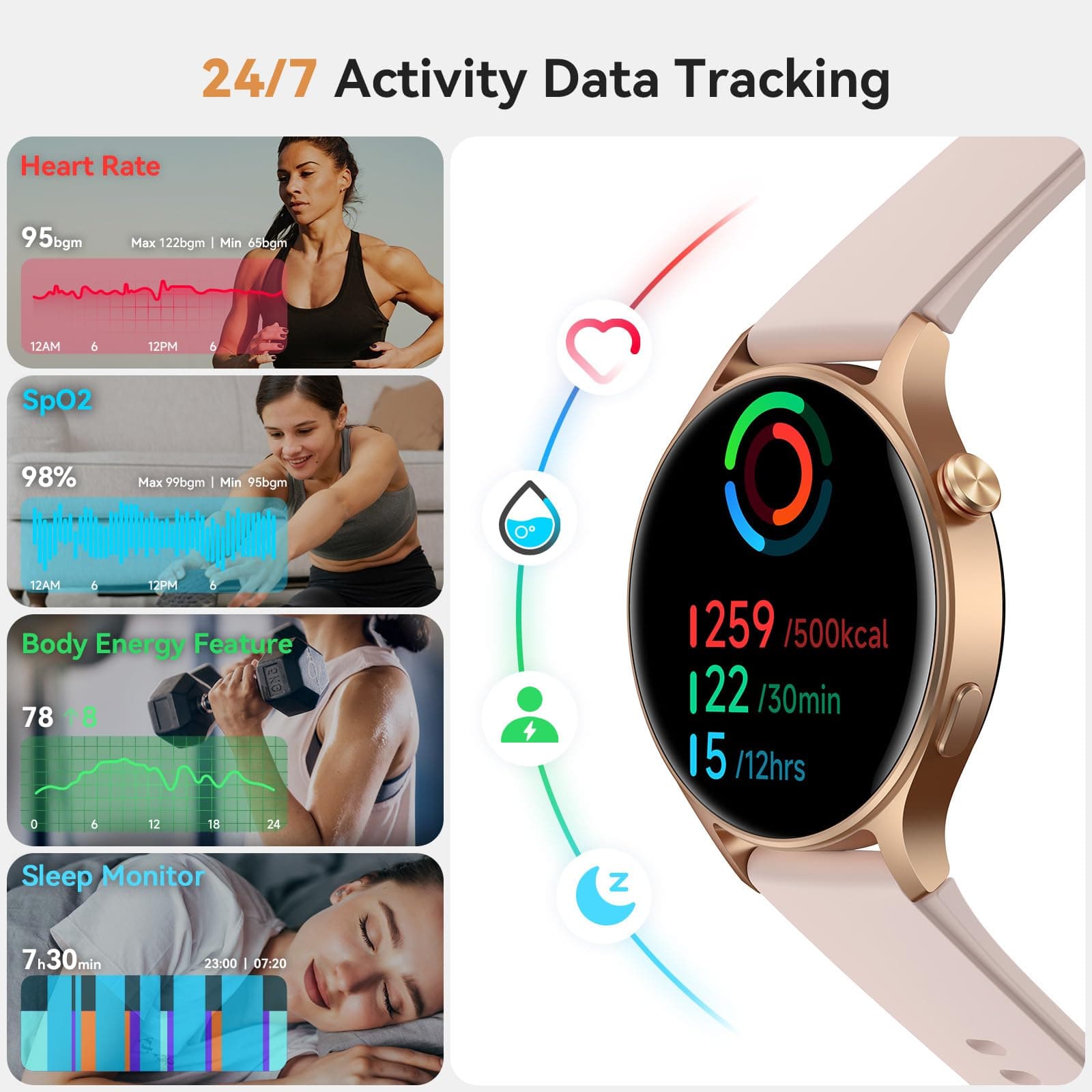 aeac Smart Watch for Women – Bild 3