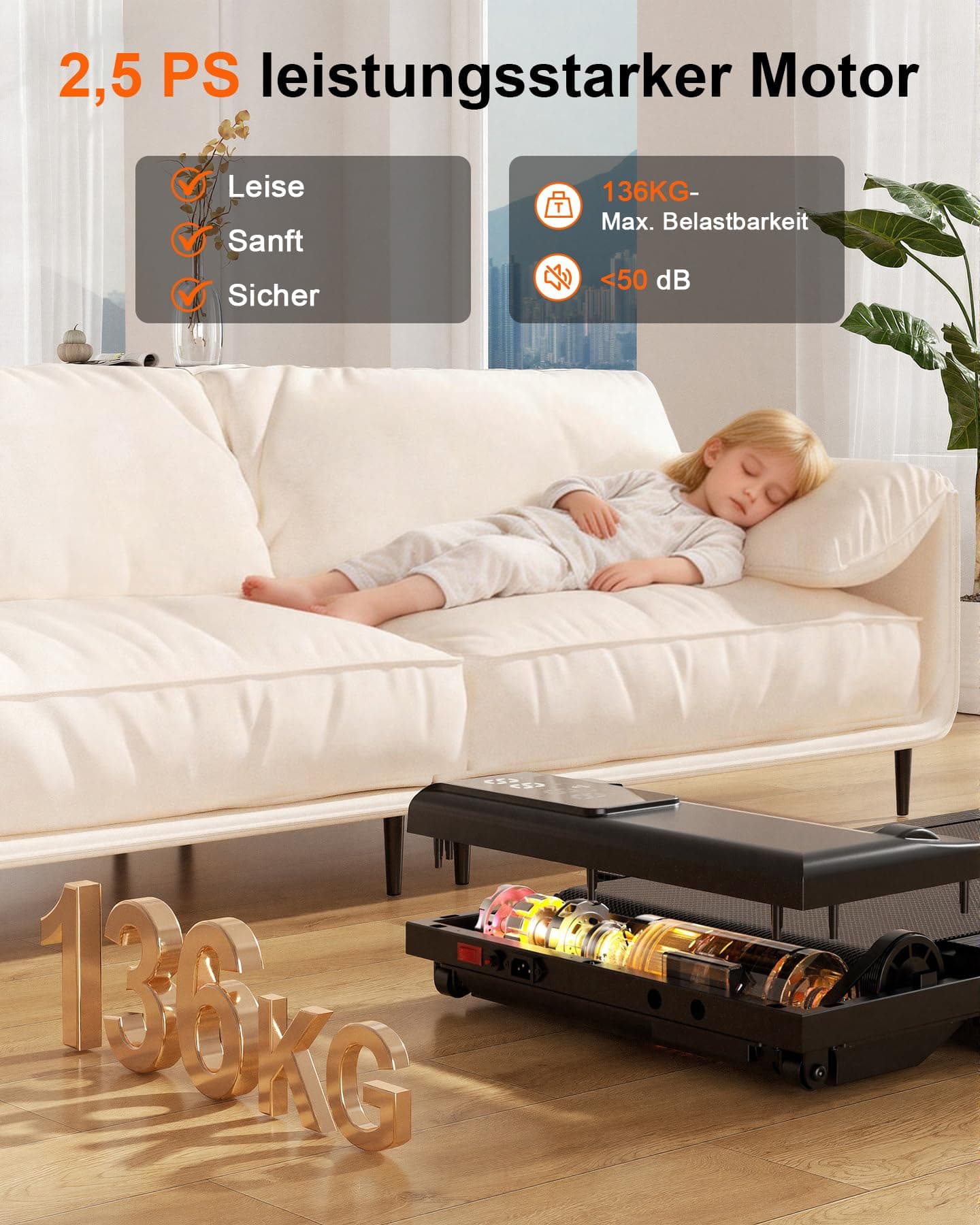 Superun Walking Pad mit Steigung 6% – Bild 8