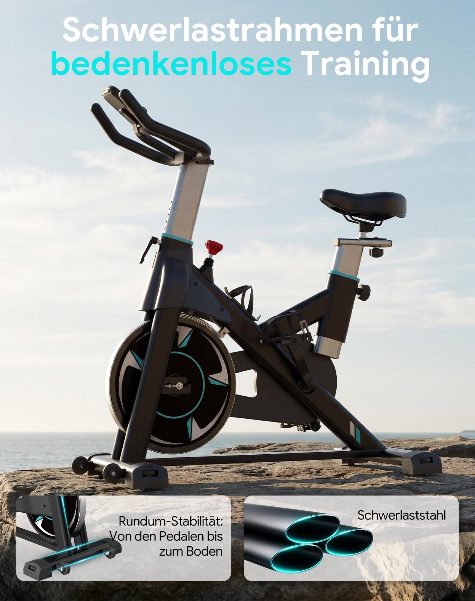 Wenoker [2026 Aktualisierte]WENOKER Heimtrainer,Magnetwiderstand – Bild 8