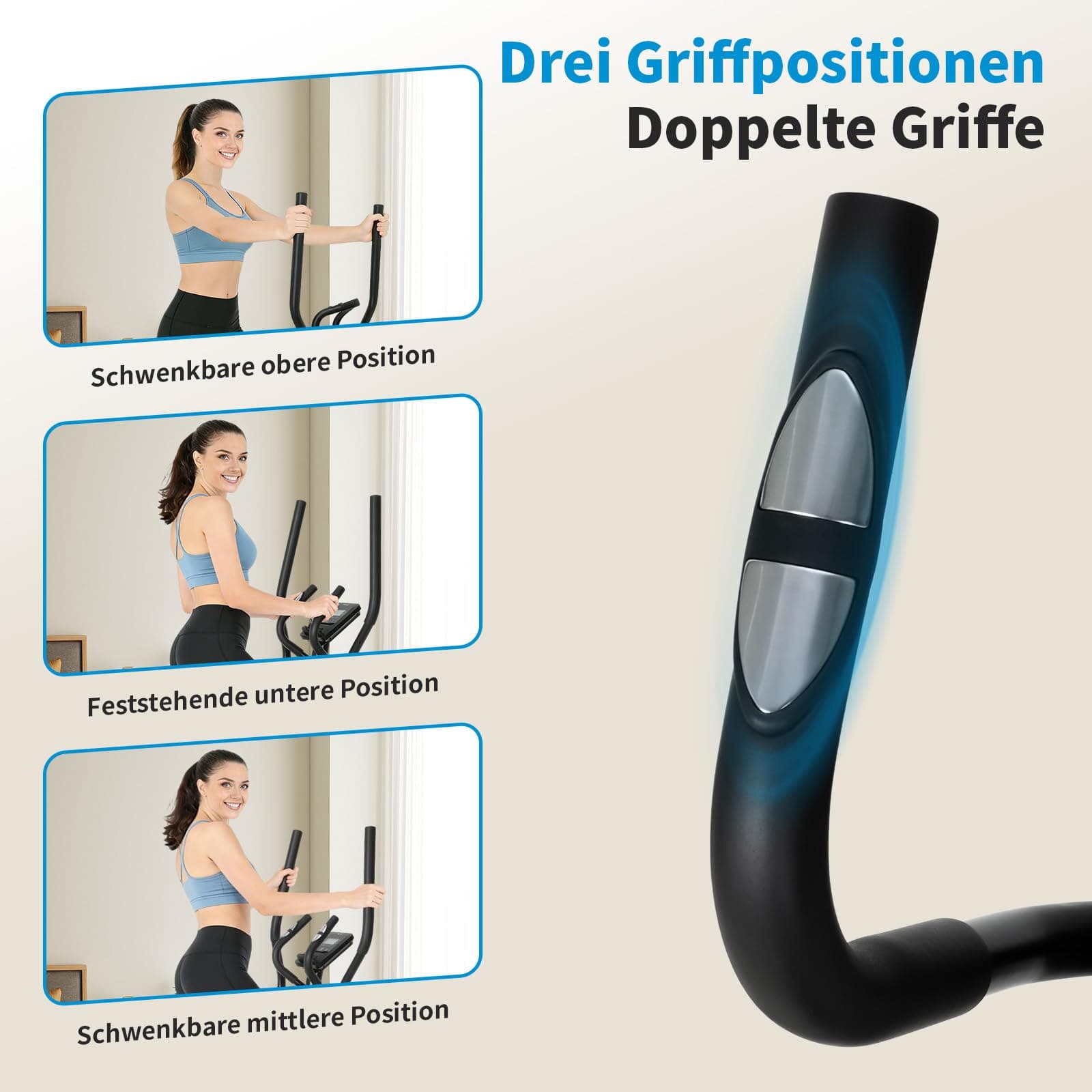 ISE Crosstrainer mit 28 cm Schrittlänge Crosstrainers für – Bild 7