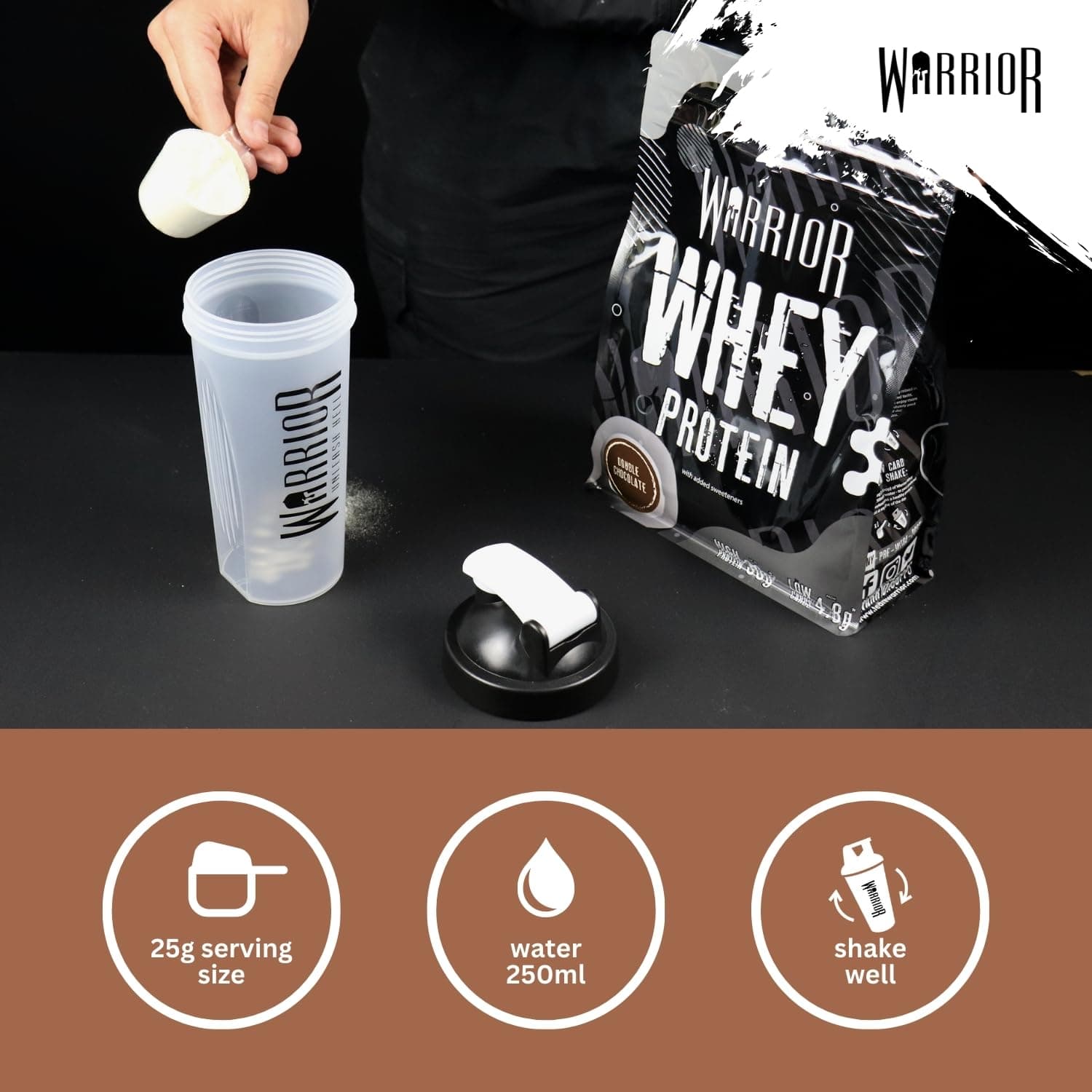 Warrior Whey Protein Powder | High Protein Shake up to 36g – Bild 2