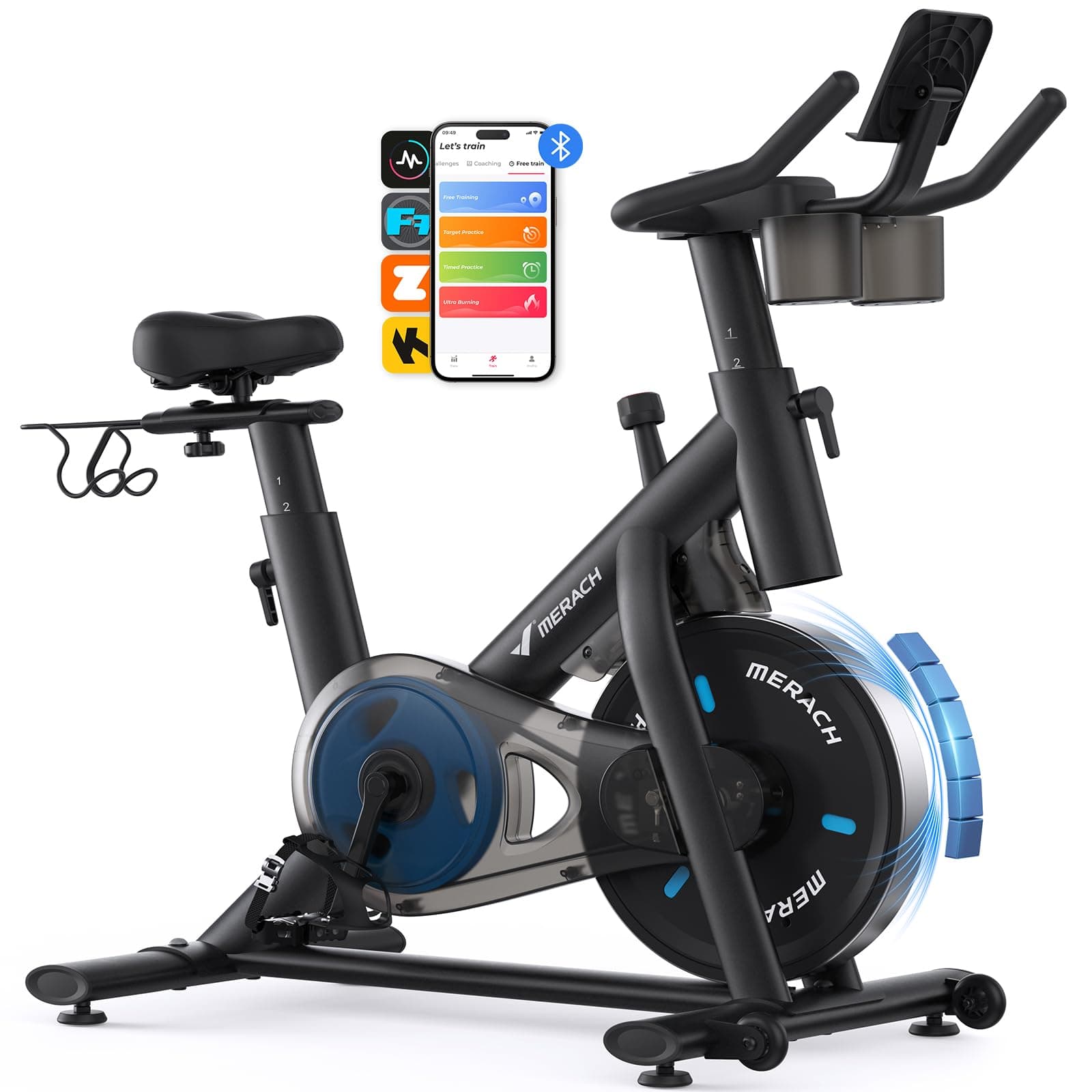 MERACH MERACH Heimtrainer Fahrrad mit Magnetischem Widerstand