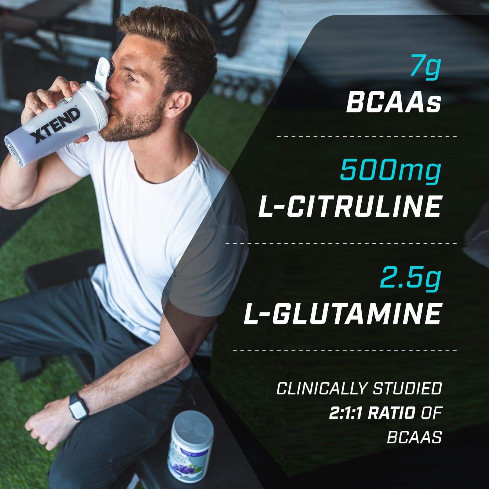 Scivation XTEND Original BCAA Powder Mango Madness 30 Servings | 7g – Bild 3