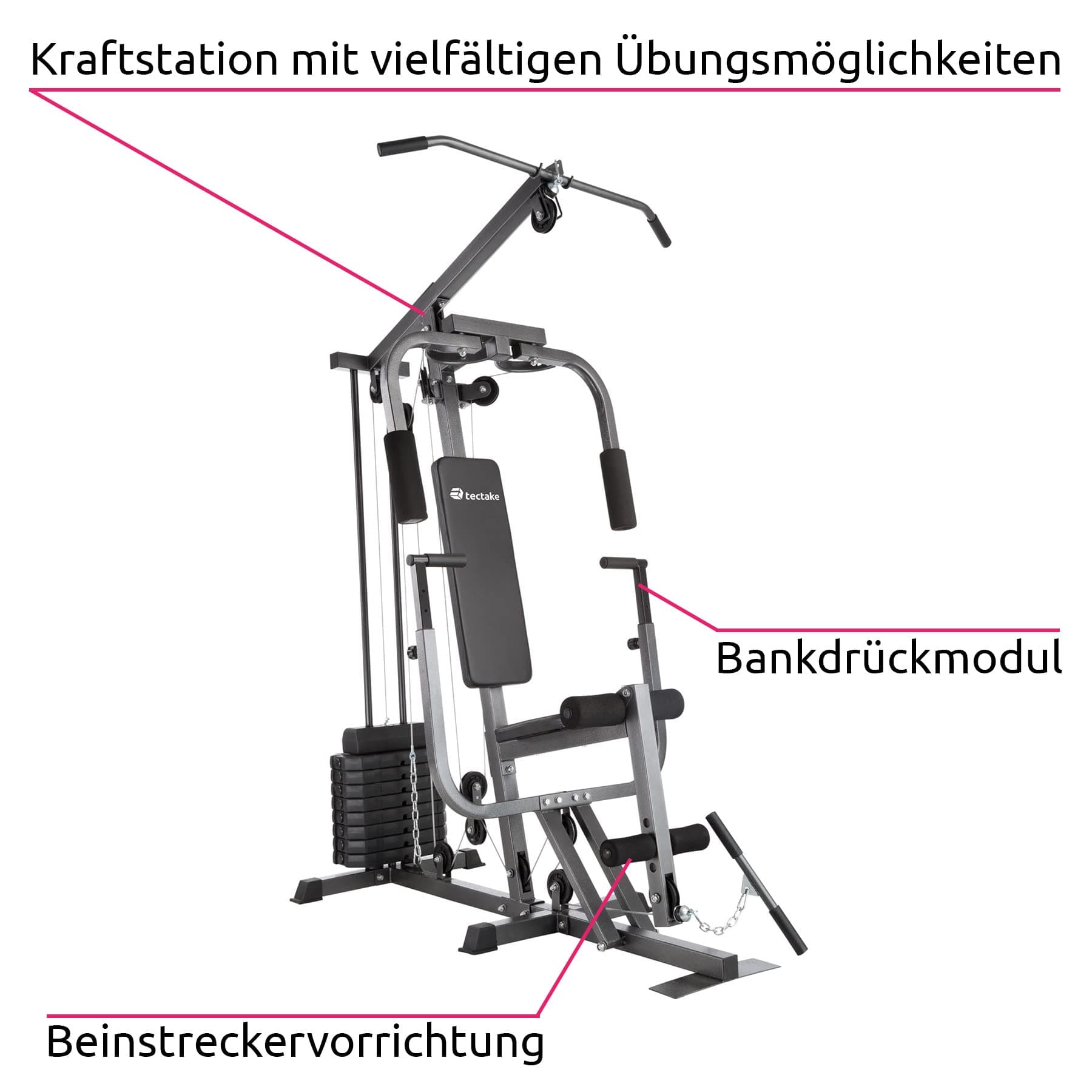 tectake 800546 Kraftstation – Bild 4