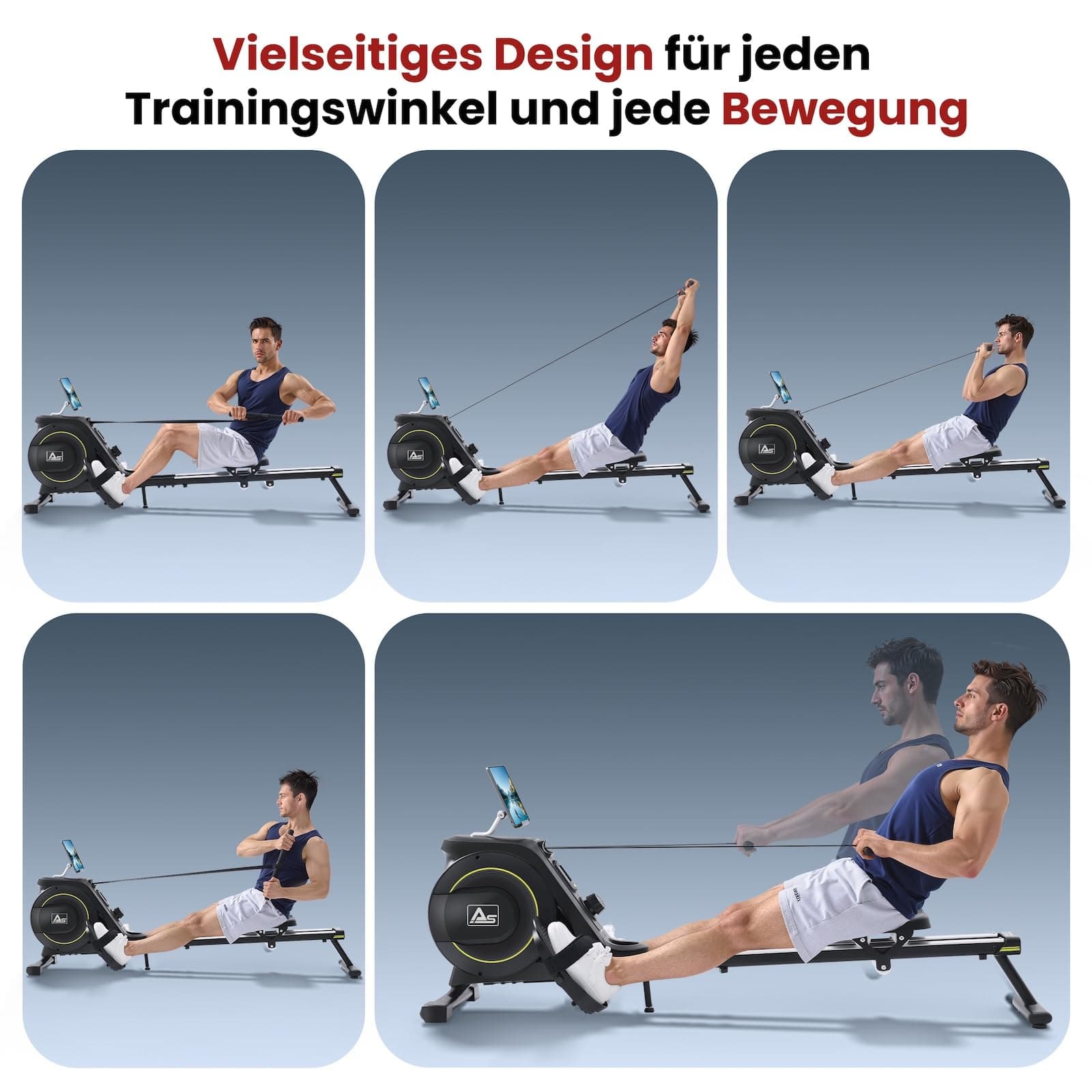 AsVIVA RA11 Rudergerät klappbar – Bild 7