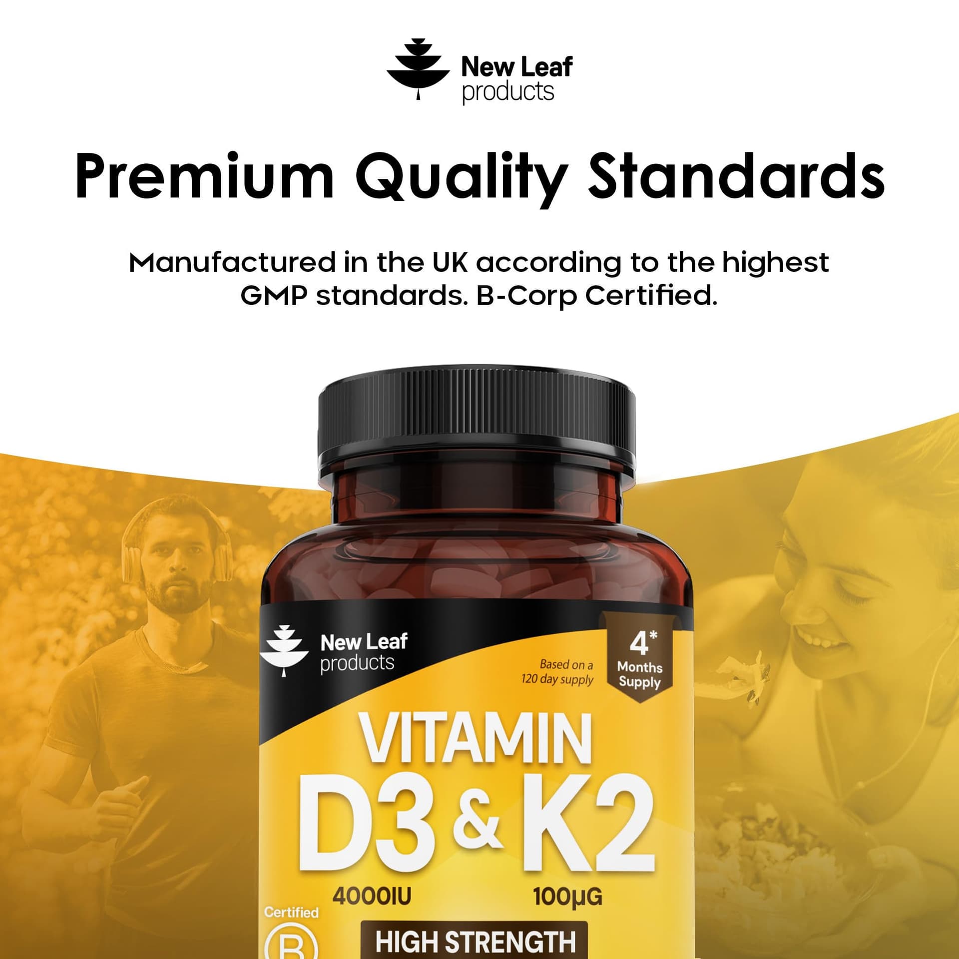 NEW LEAF PRODUCTS Vitamin D3 K2 – Bild 5