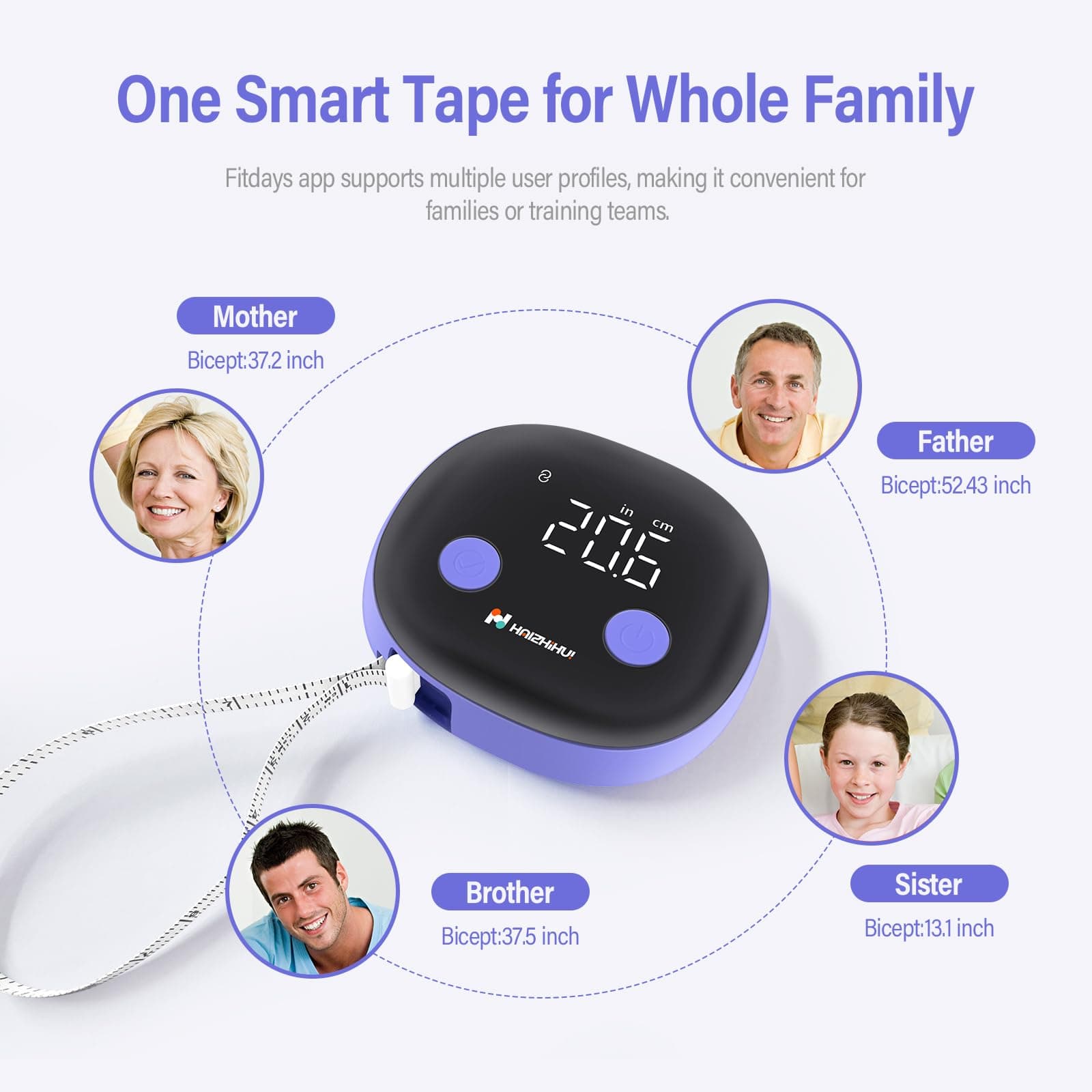 HAIZHIHUI Fitdays Smartes Körpermaß – Bild 7